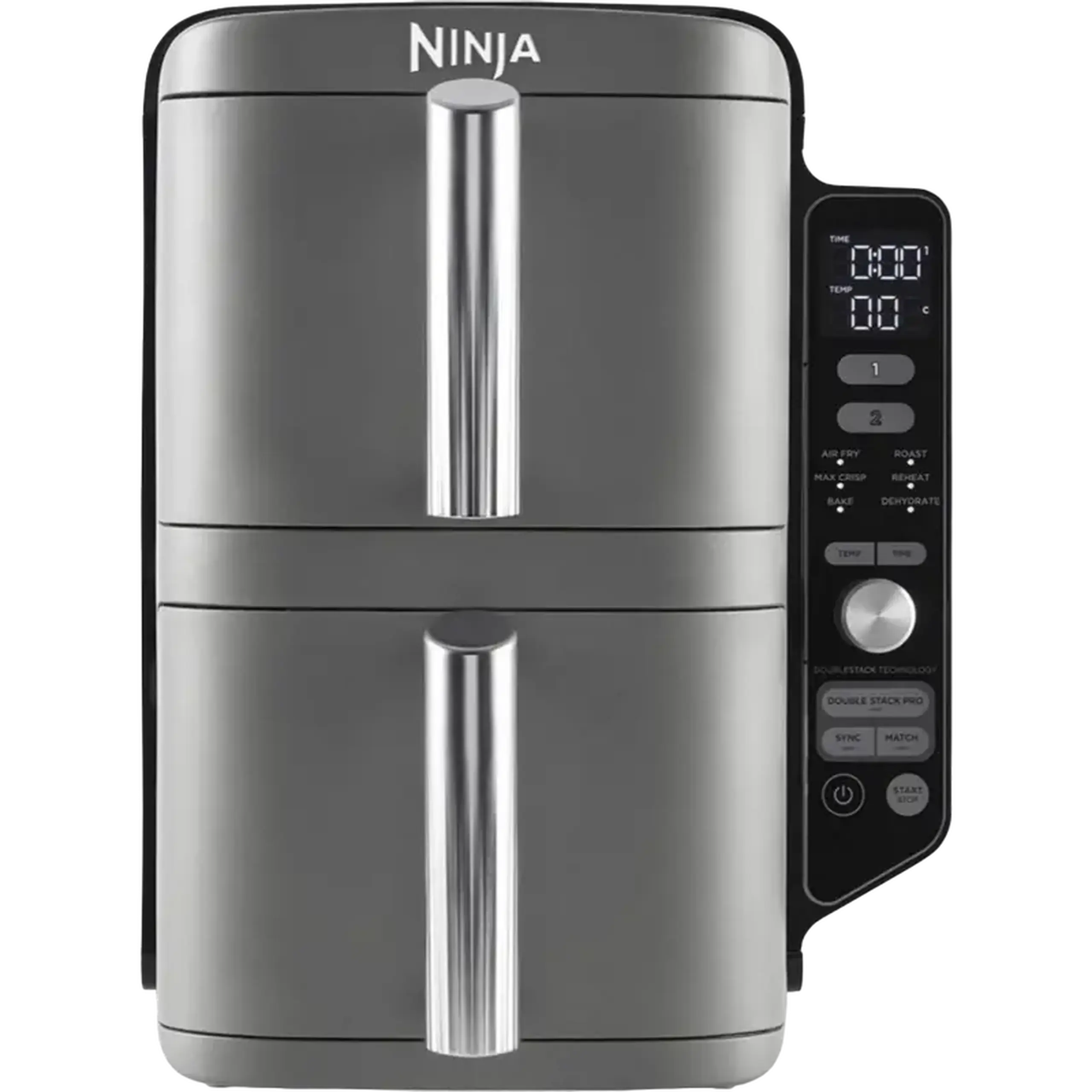 Friteuză cu aer cald Ninja Double Stack XL SL400EUWH, Alb