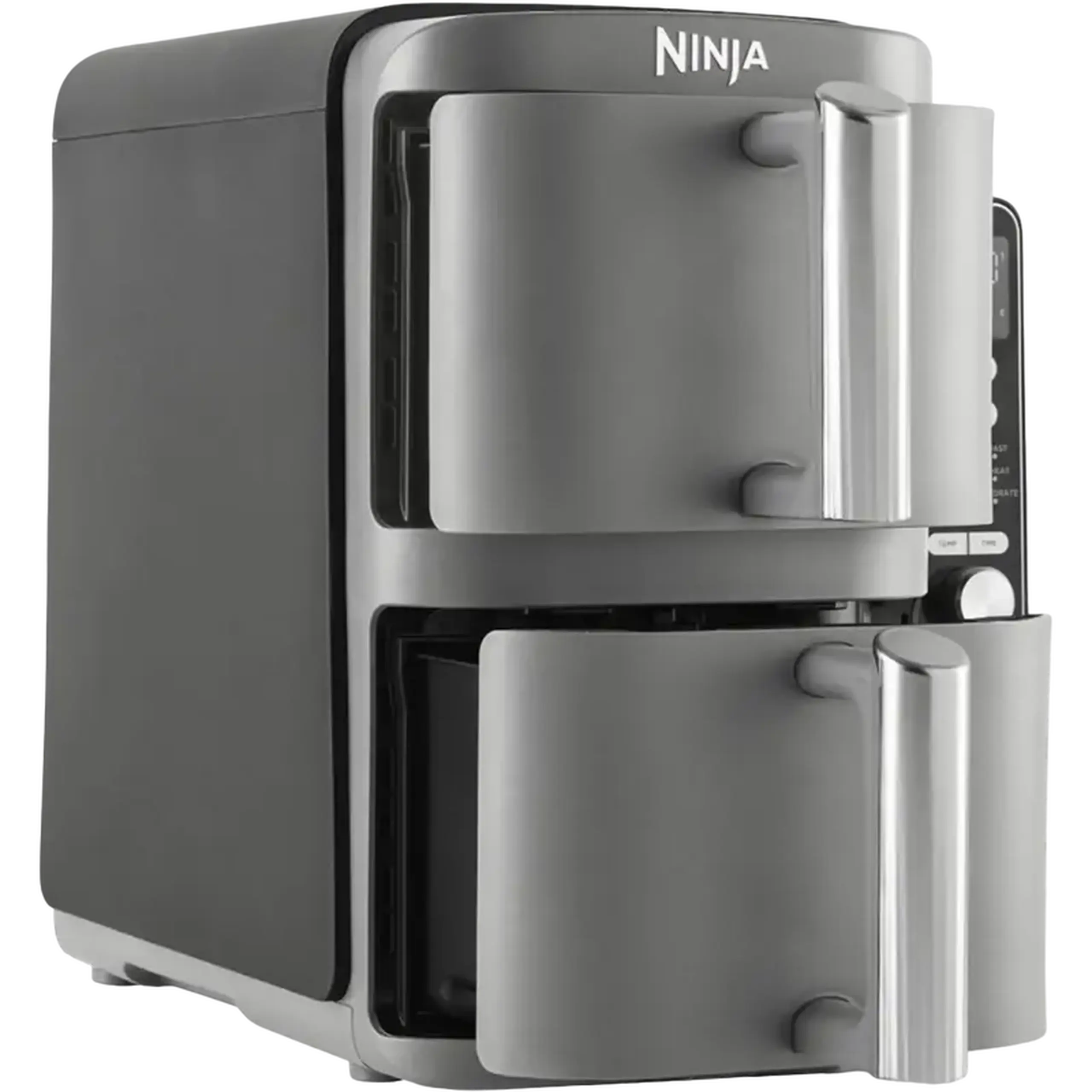 Friteuză cu aer cald Ninja Double Stack XL SL400EUWH, Alb