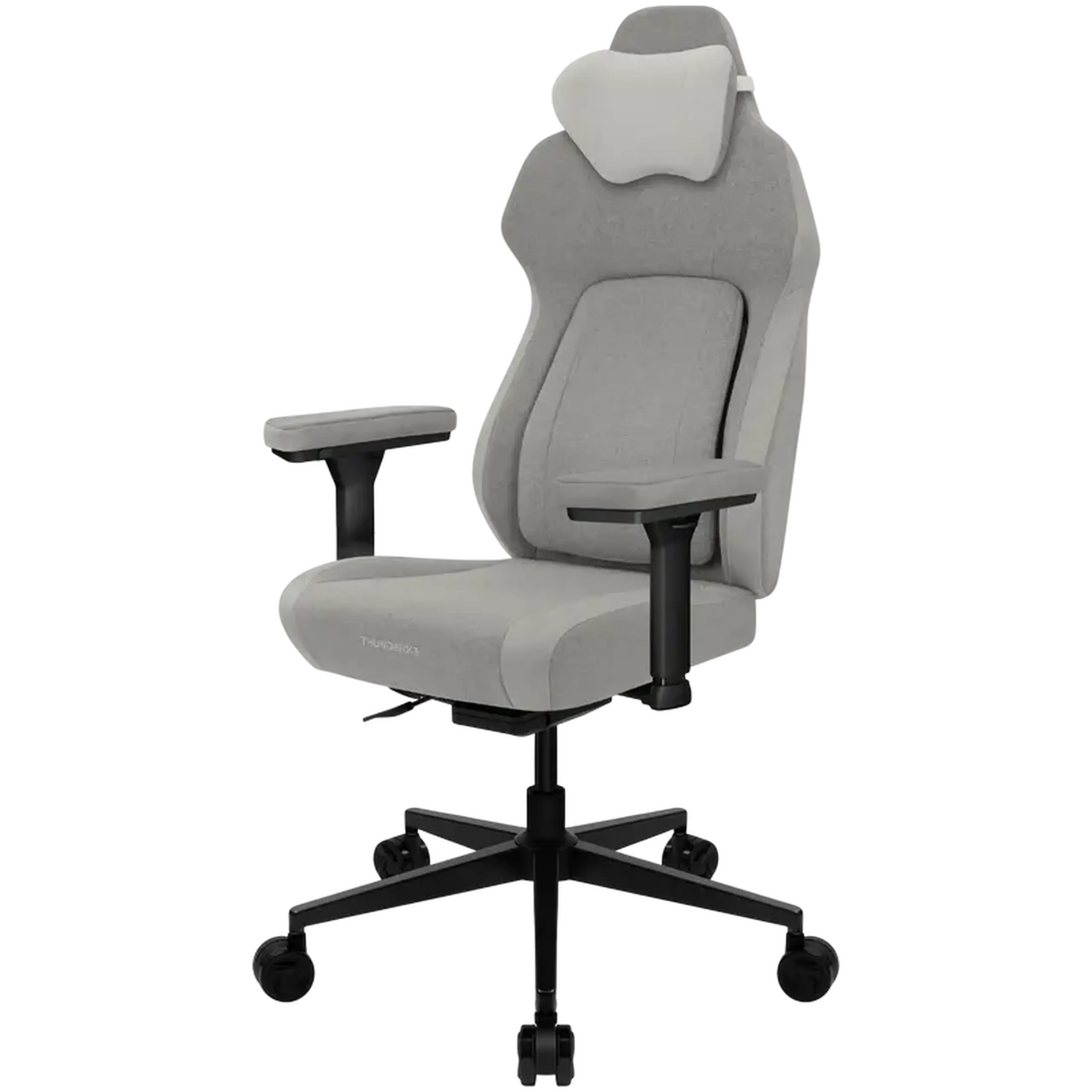 Scaun Gaming ThunderX3 Core Smart Loft, Plasă Respirabilă, Gri deschis