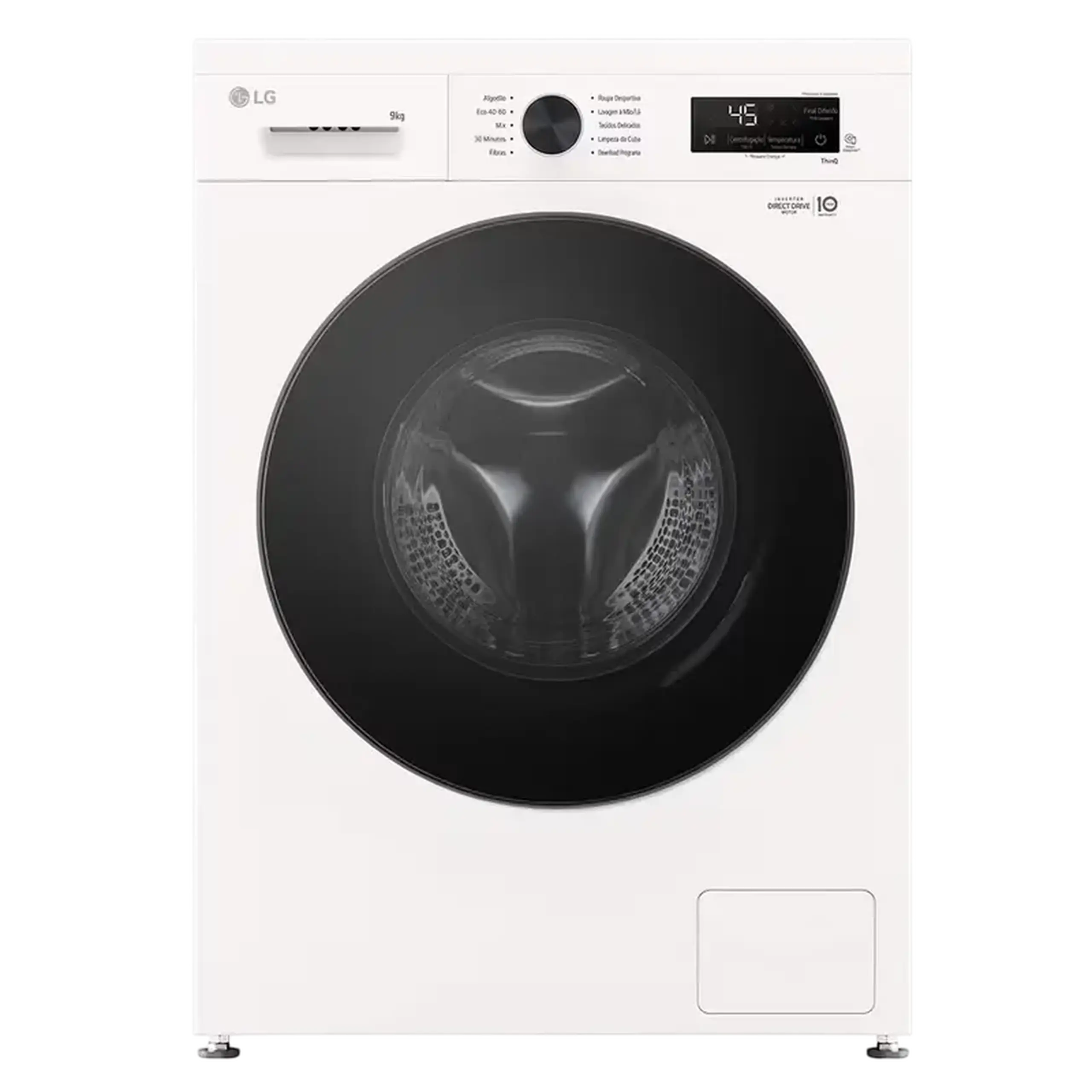 Mașină de spălat LG F4X1009NWB, 9kg, Alb