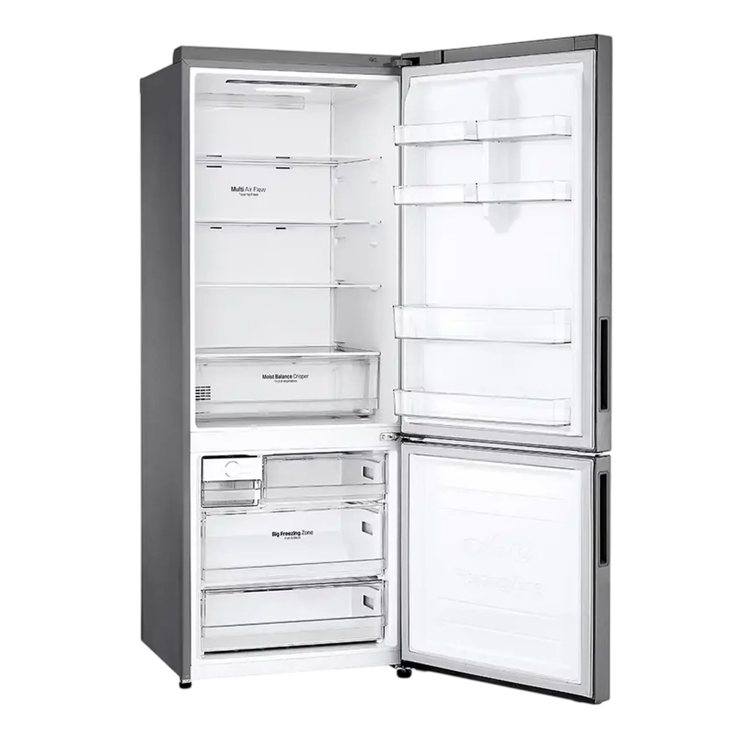 Frigider LG GBB566PZHMN, Oțel inoxidabil