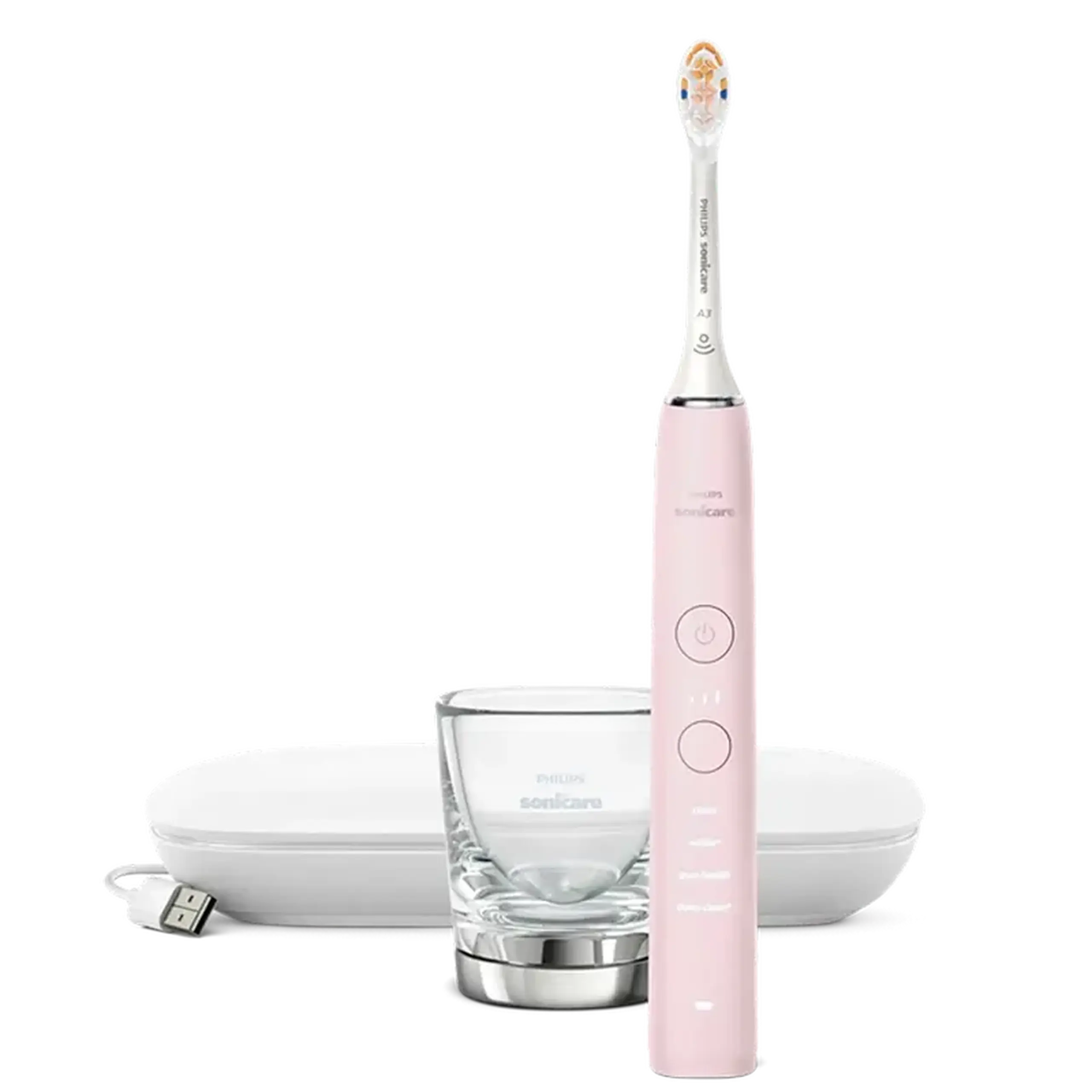 Periuța de dinți electrică sonică Philips HX9911/21, Roz
