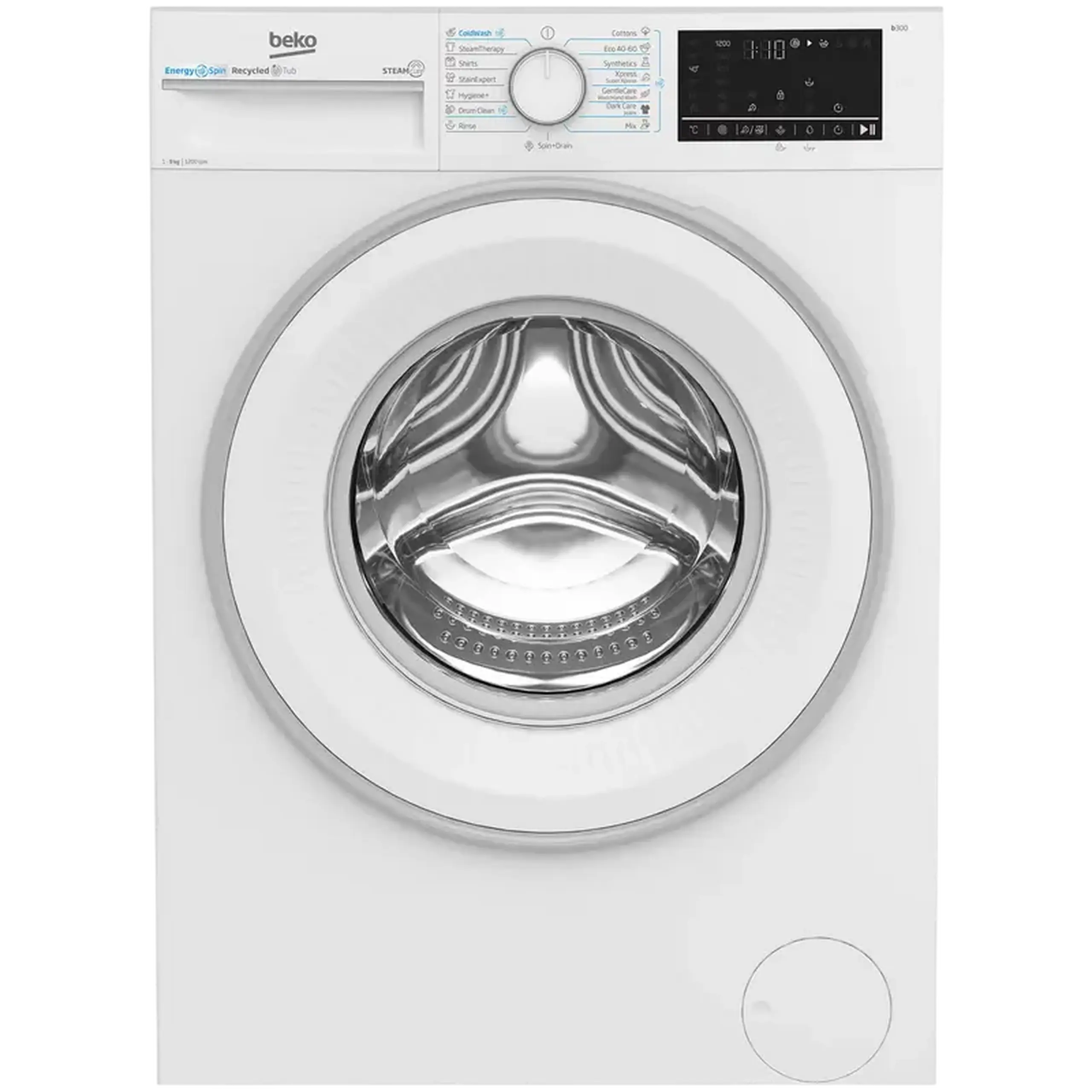 Mașină de spălat Beko B3WFU49215WW, 9kg, Alb