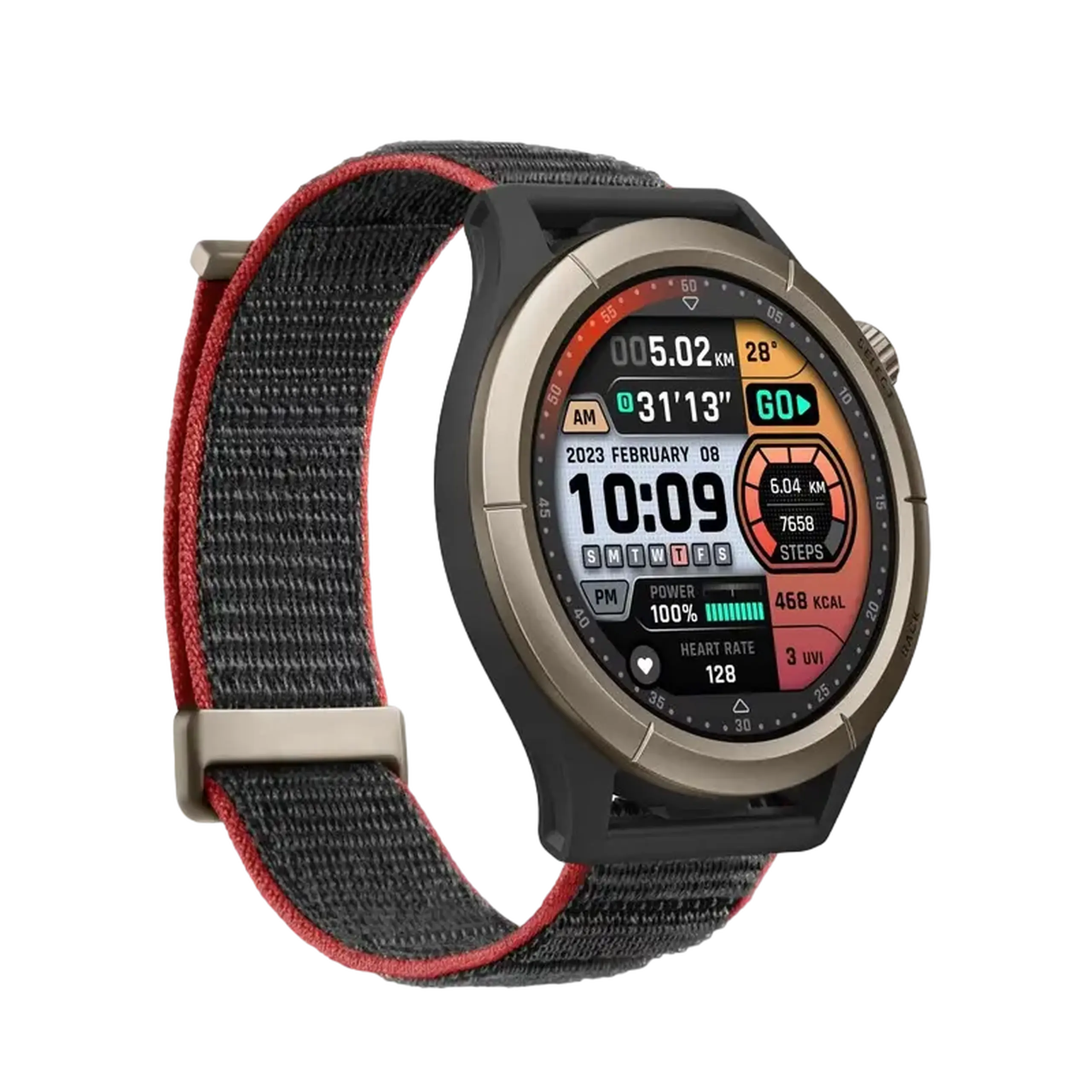 Ceas Sport/Antrenament Xiaomi Amazfit Cheetah Pro, 22mm, Negru