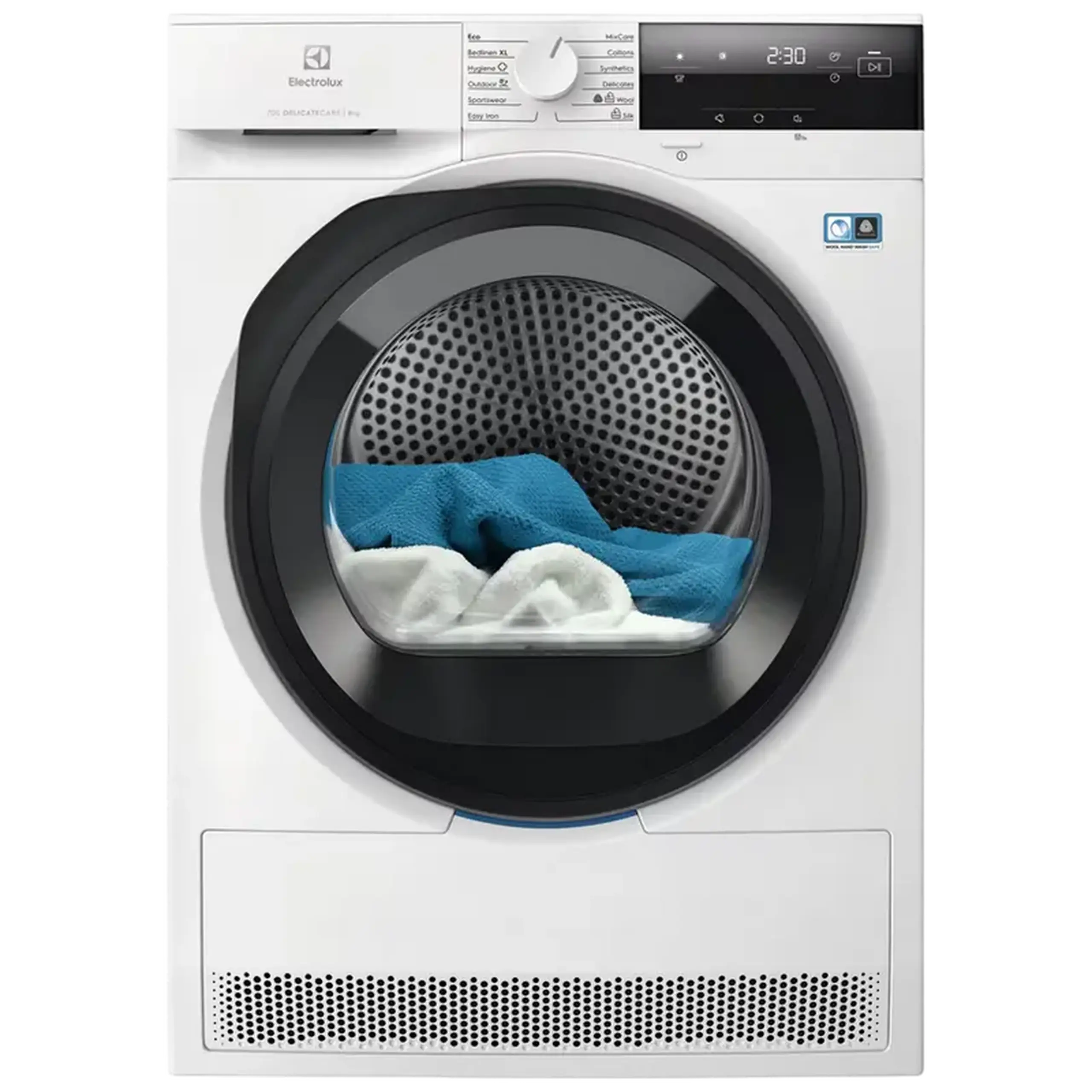 Uscător de rufe Electrolux EW7D385AE, 8kg, Alb