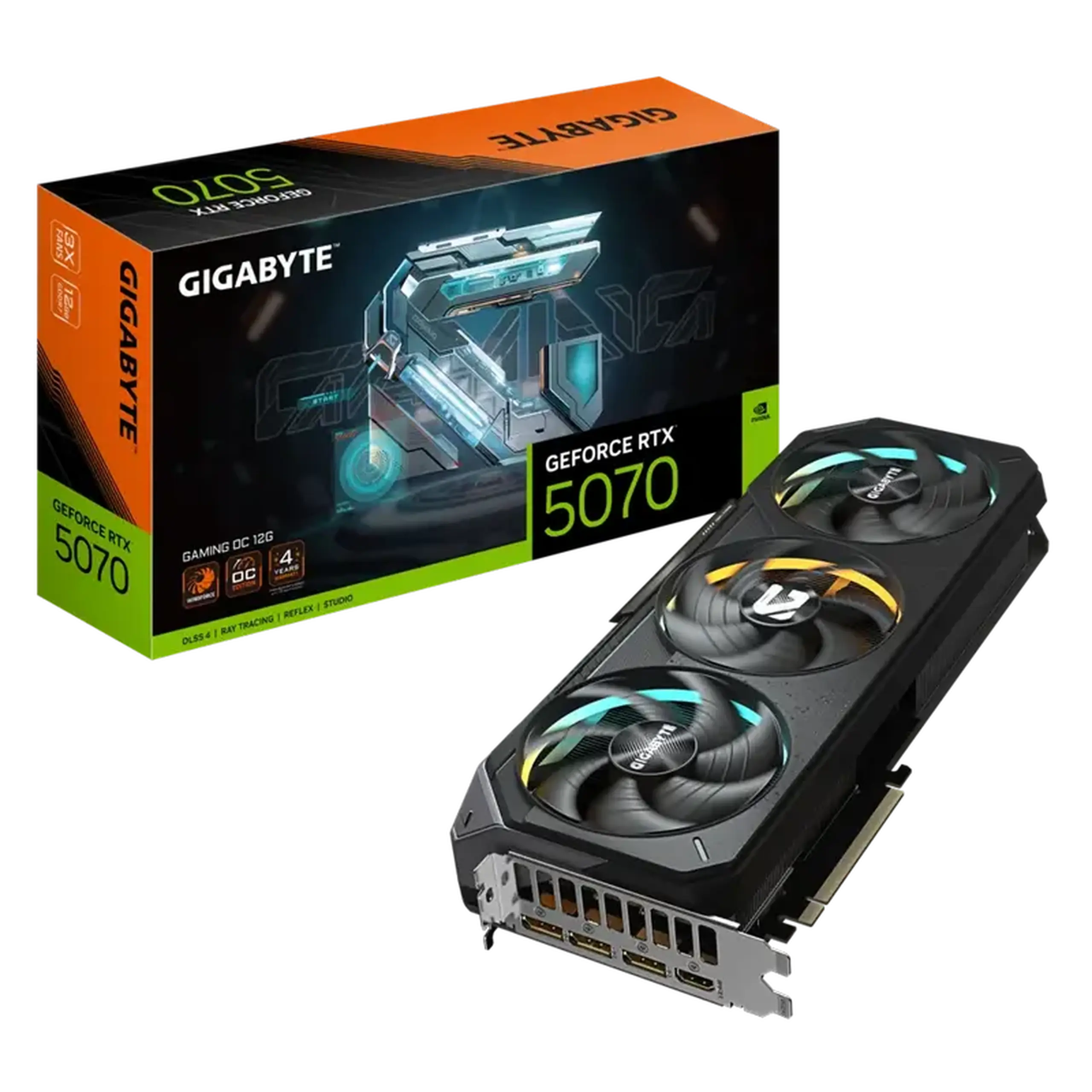 Placă Video Gigabyte GV-N5070GAMING OC-12GD, 12GB GDDR7 192bit