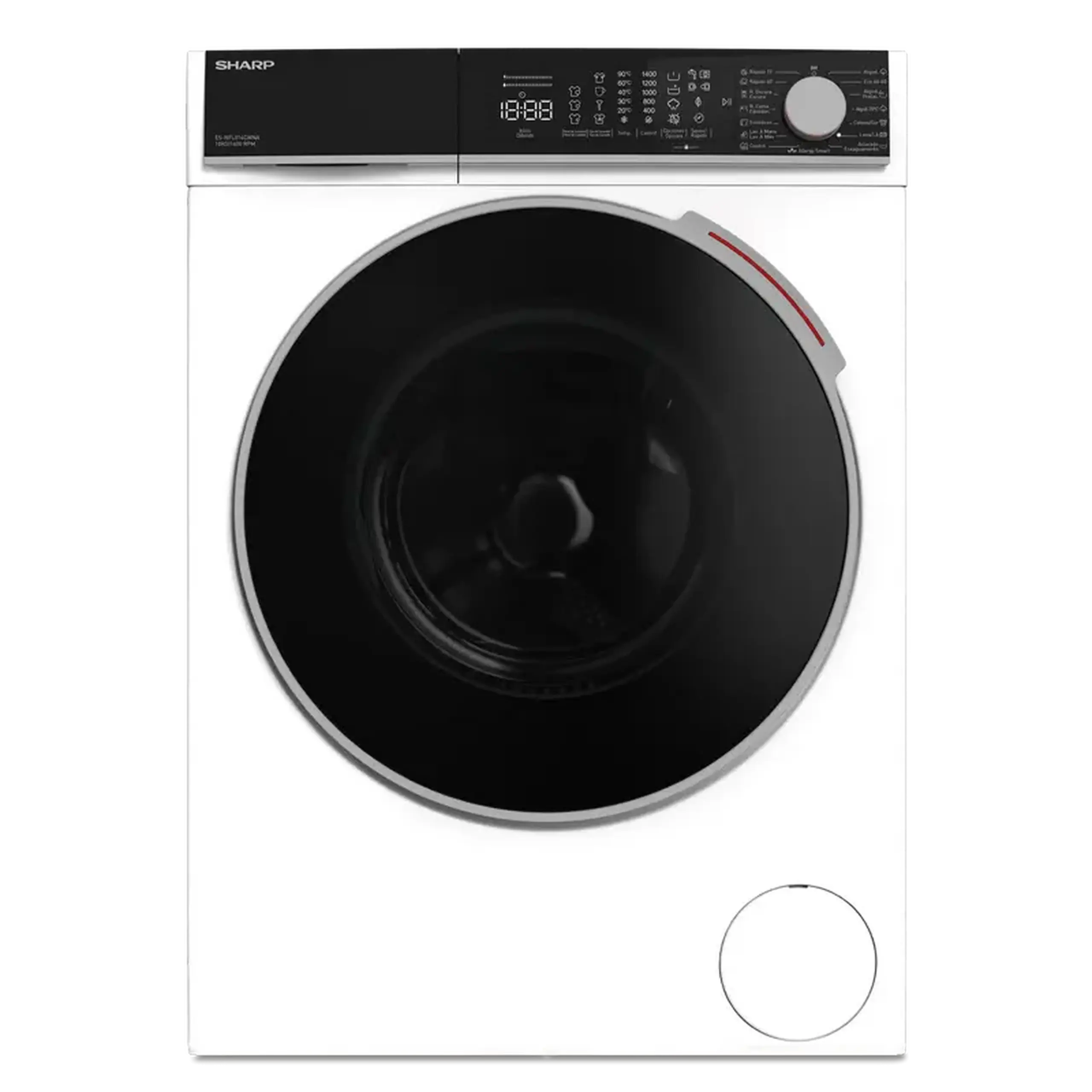 Mașină de spălat Sharp ES-NFL014CWNA-EE, 10kg, Alb