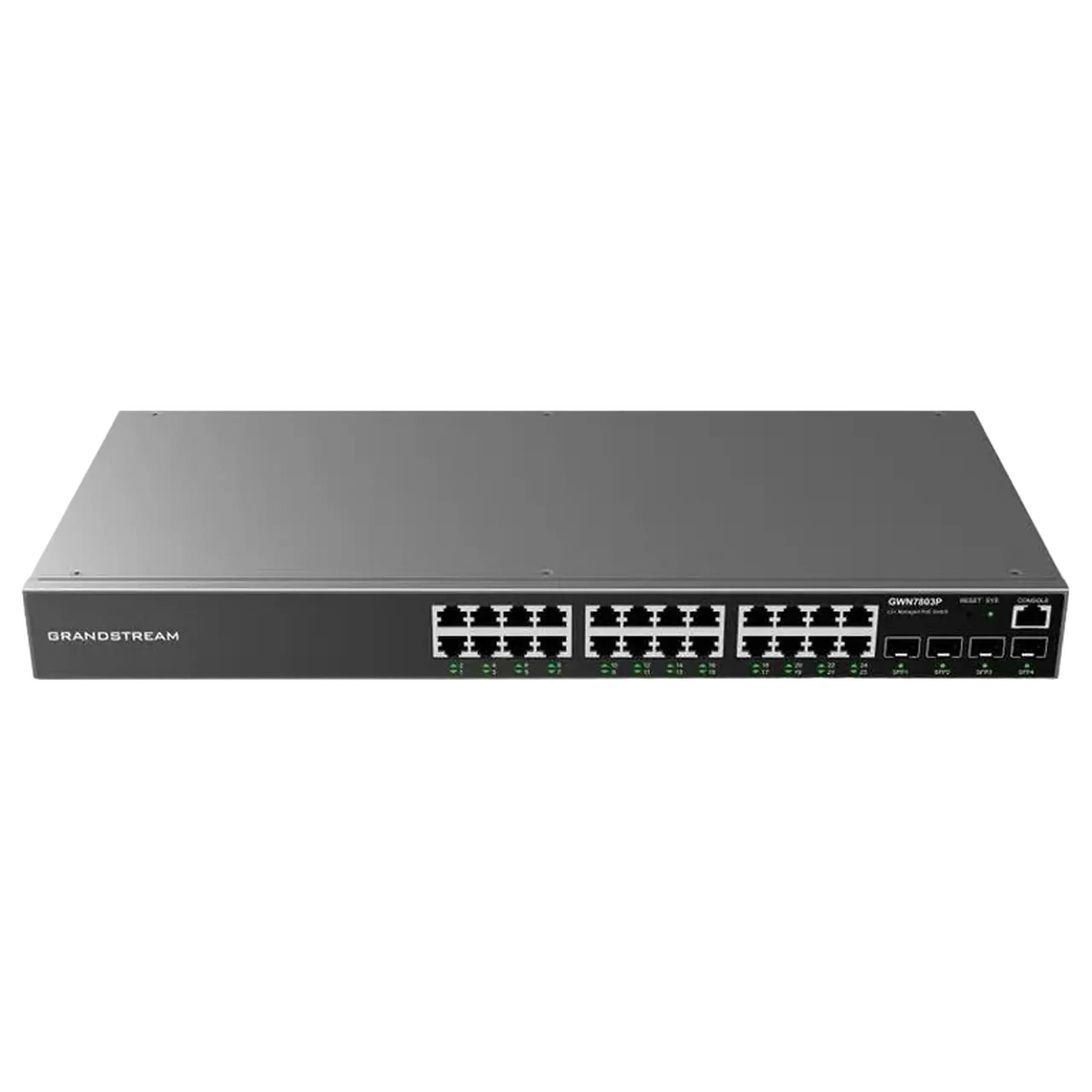 Switch de rețea Grandstream GWN7803, 24x 10/100/1000 Mbps
