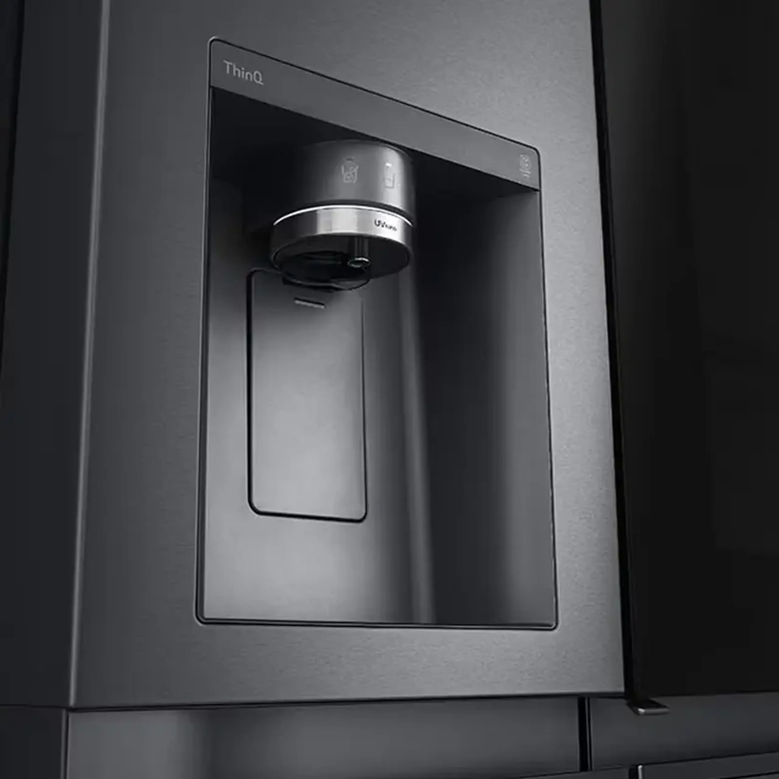 Frigider LG GSXV90MCDE, InstaView Door-in-Door™, Negru
