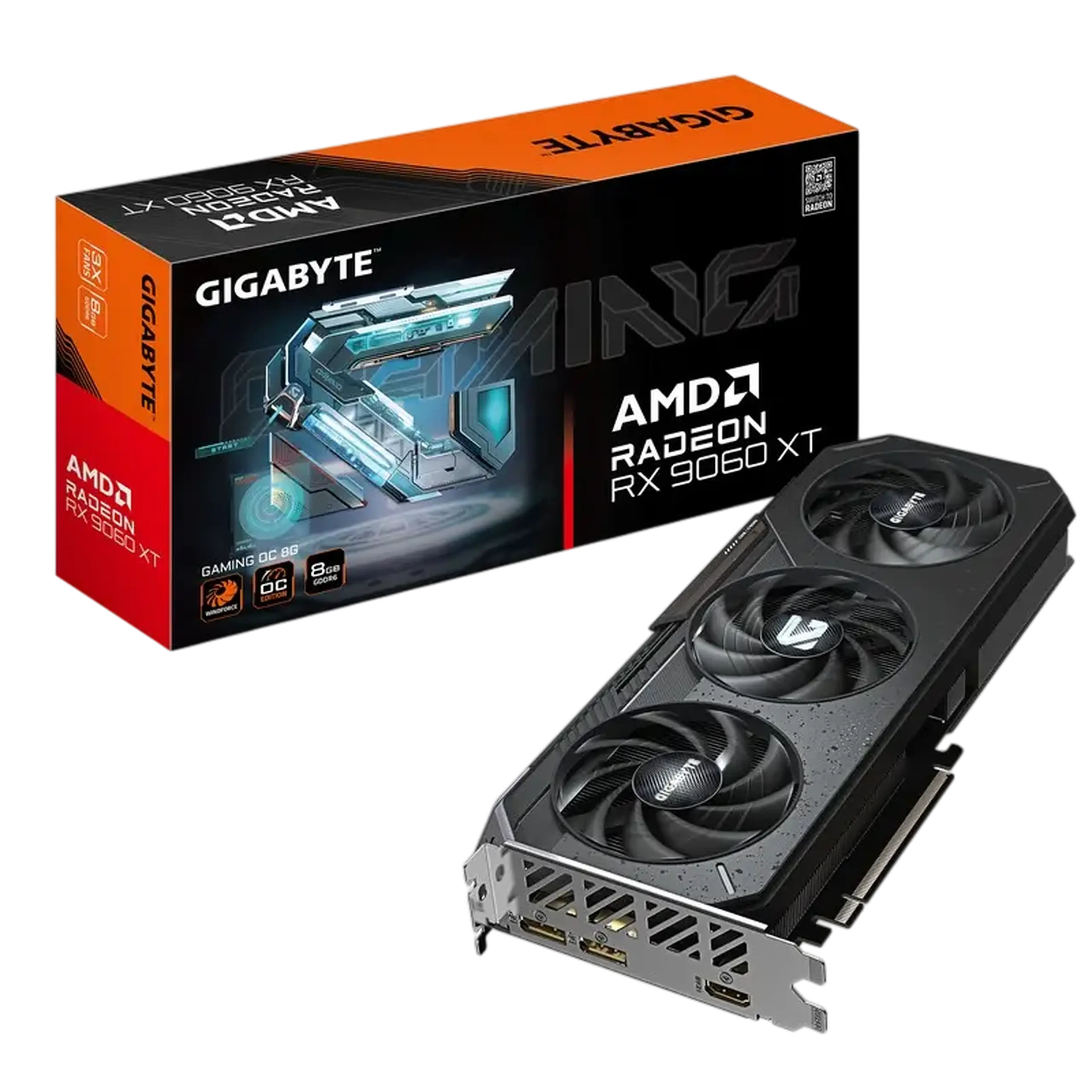 Placă Video Gigabyte GV-R9060XTGAMING OC-8GD, 8GB GDDR6 128bit