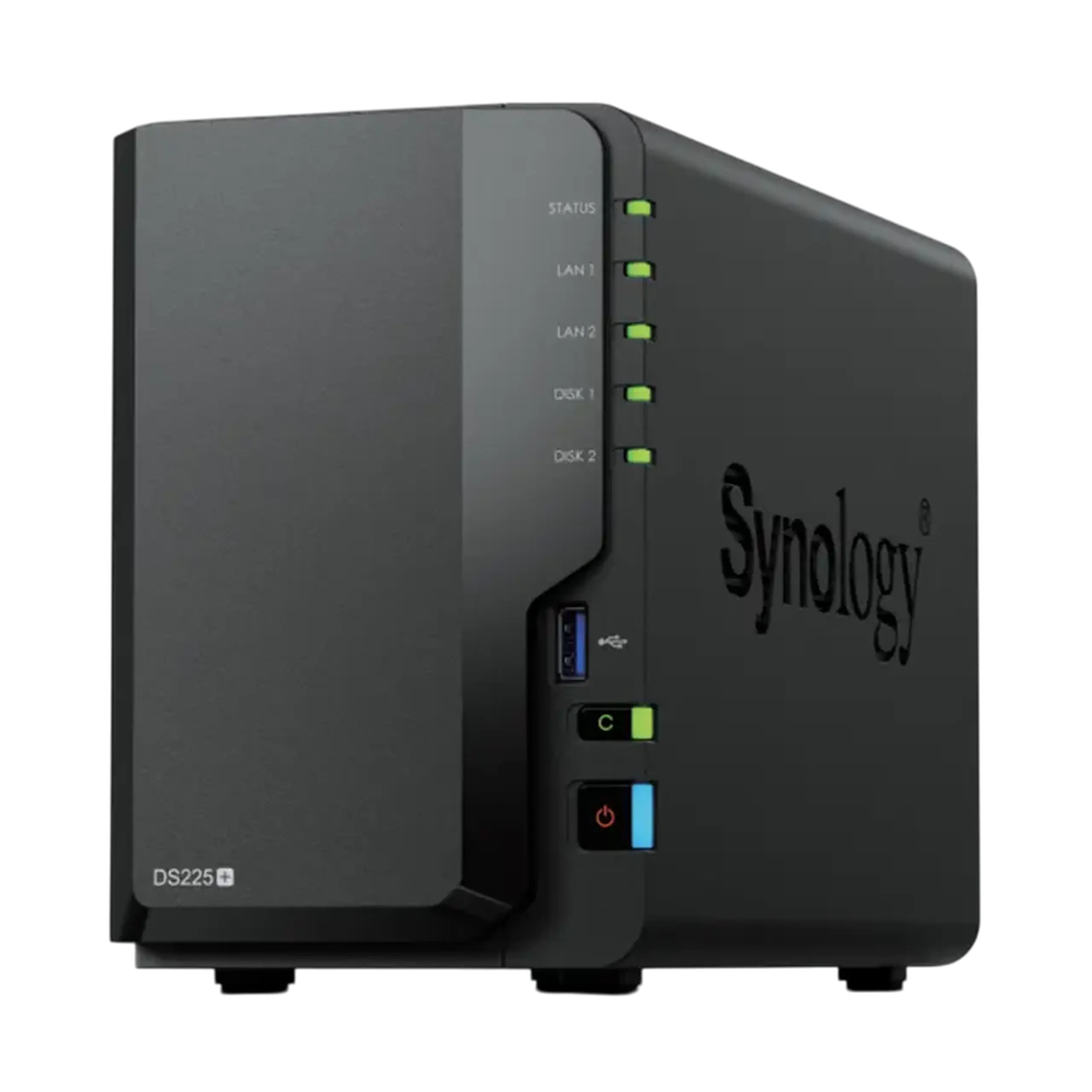 Stocare atașată la rețea SYNOLOGY DS225+, Negru