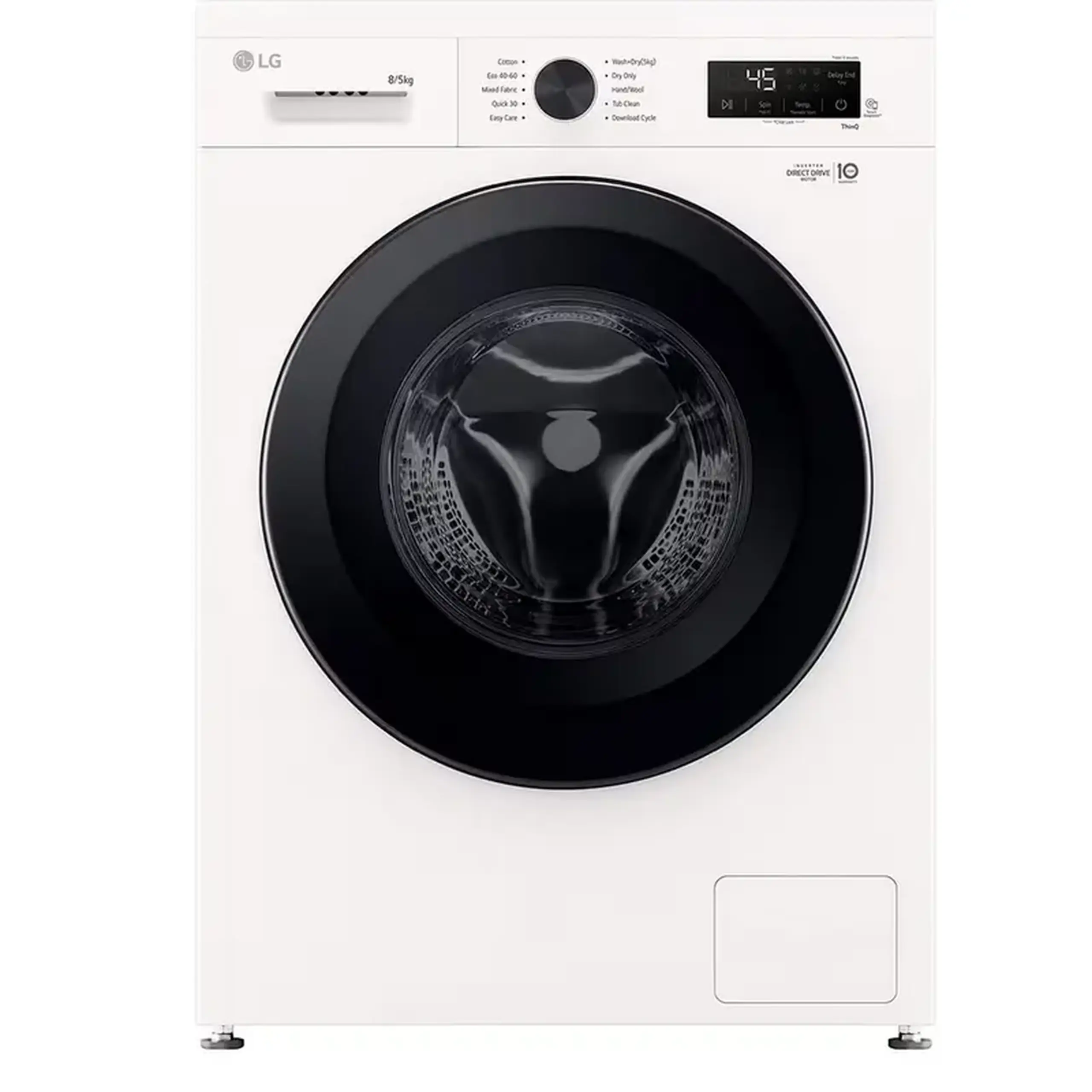Mașină de spălat cu uscător LG W4X1085NWK, 8kg, Alb