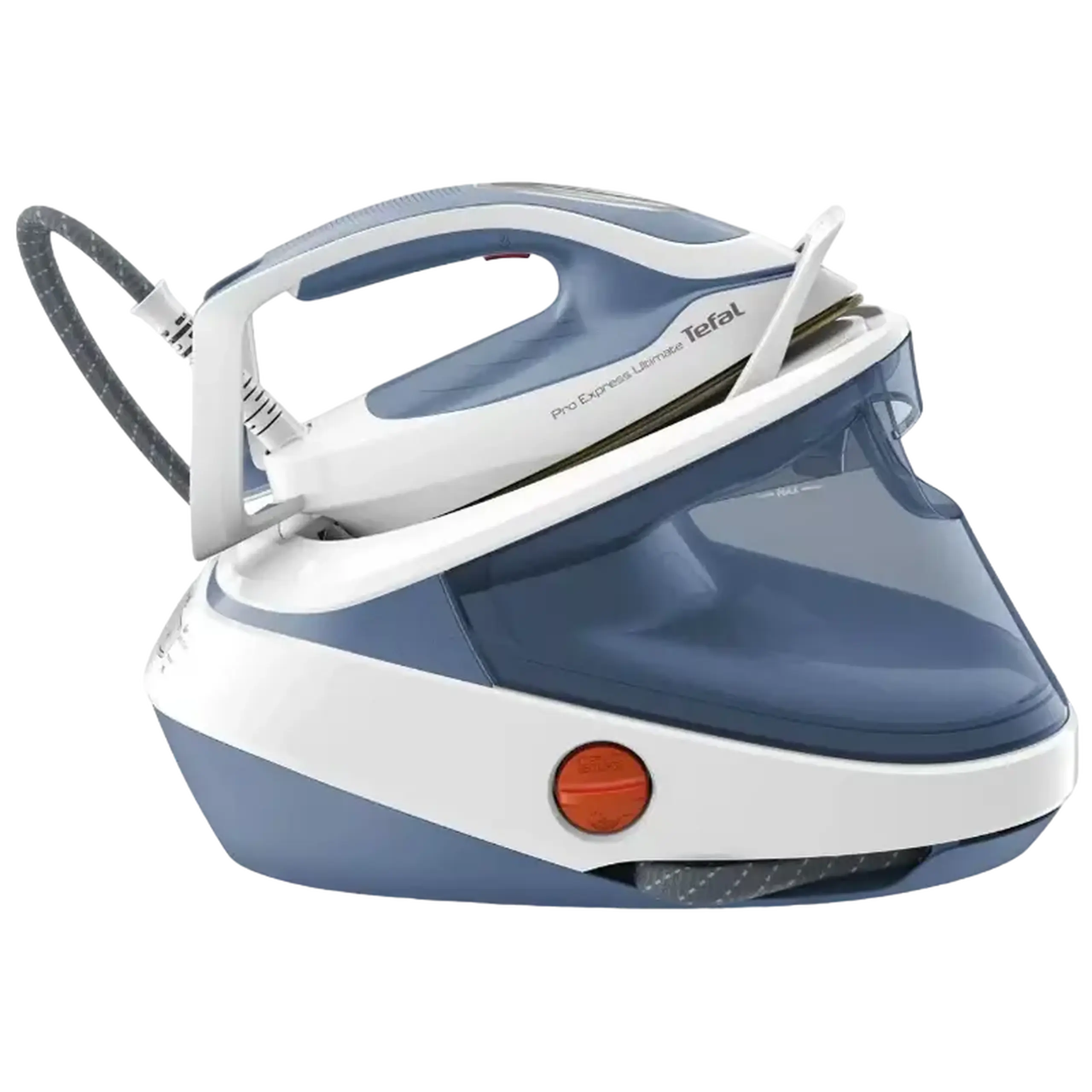 Fier de călcat cu generator de abur Tefal GV9710E0, 3000W, Alb Albastru