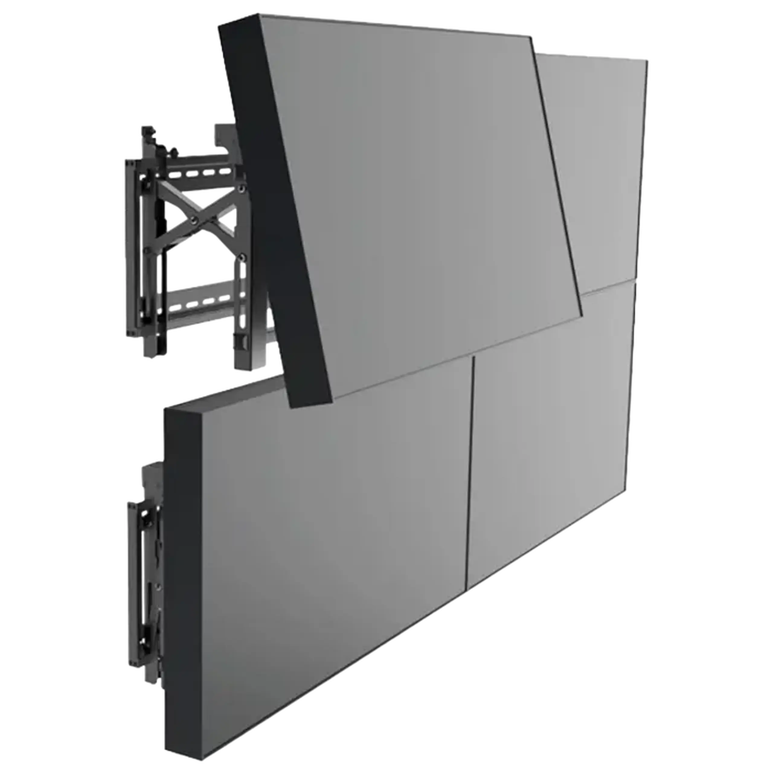 Suport fixat pe perete Reflecta PLANO Video Wall 70-6040, Negru