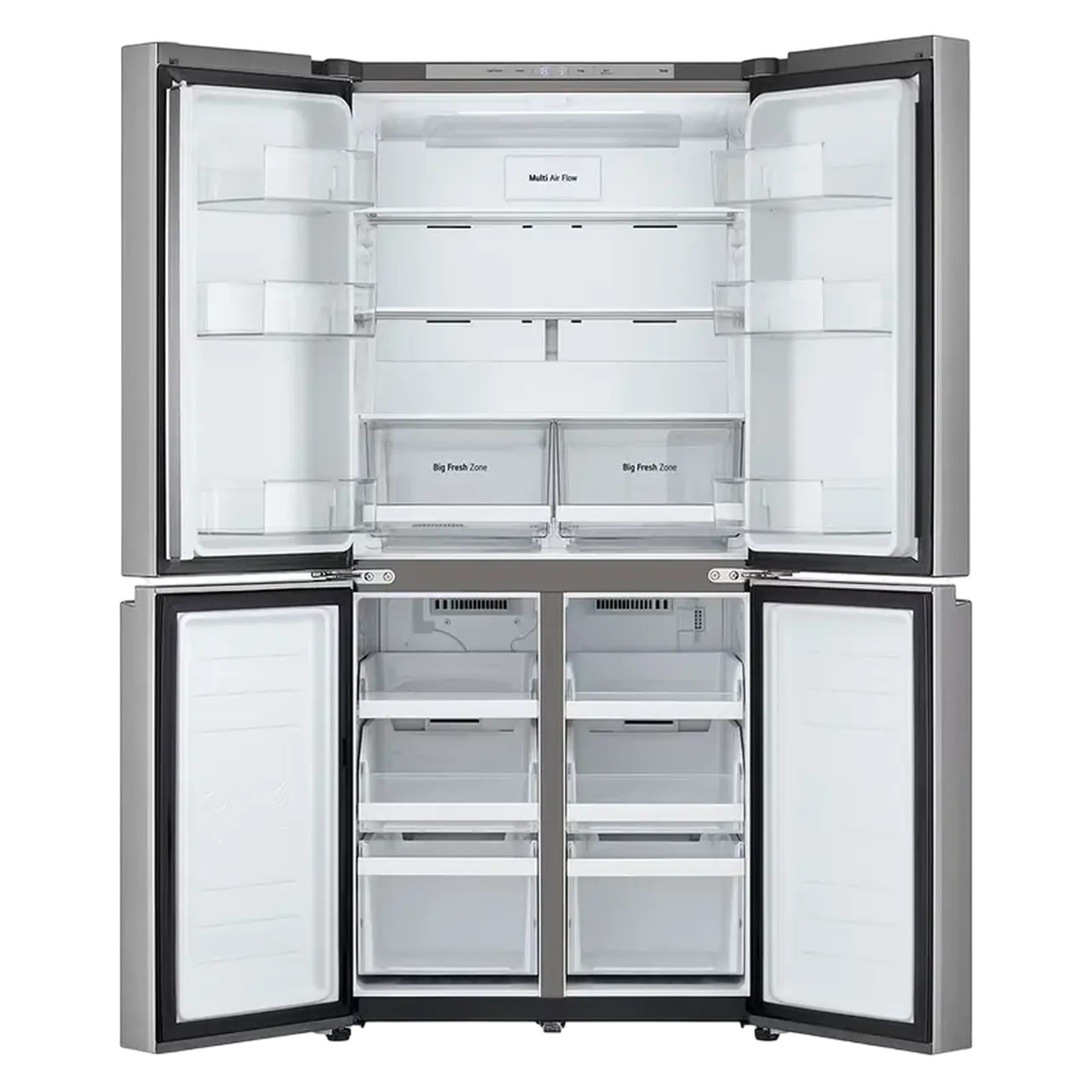 Frigider LG GMB860PYDE, DoorCooling+, Argintiu