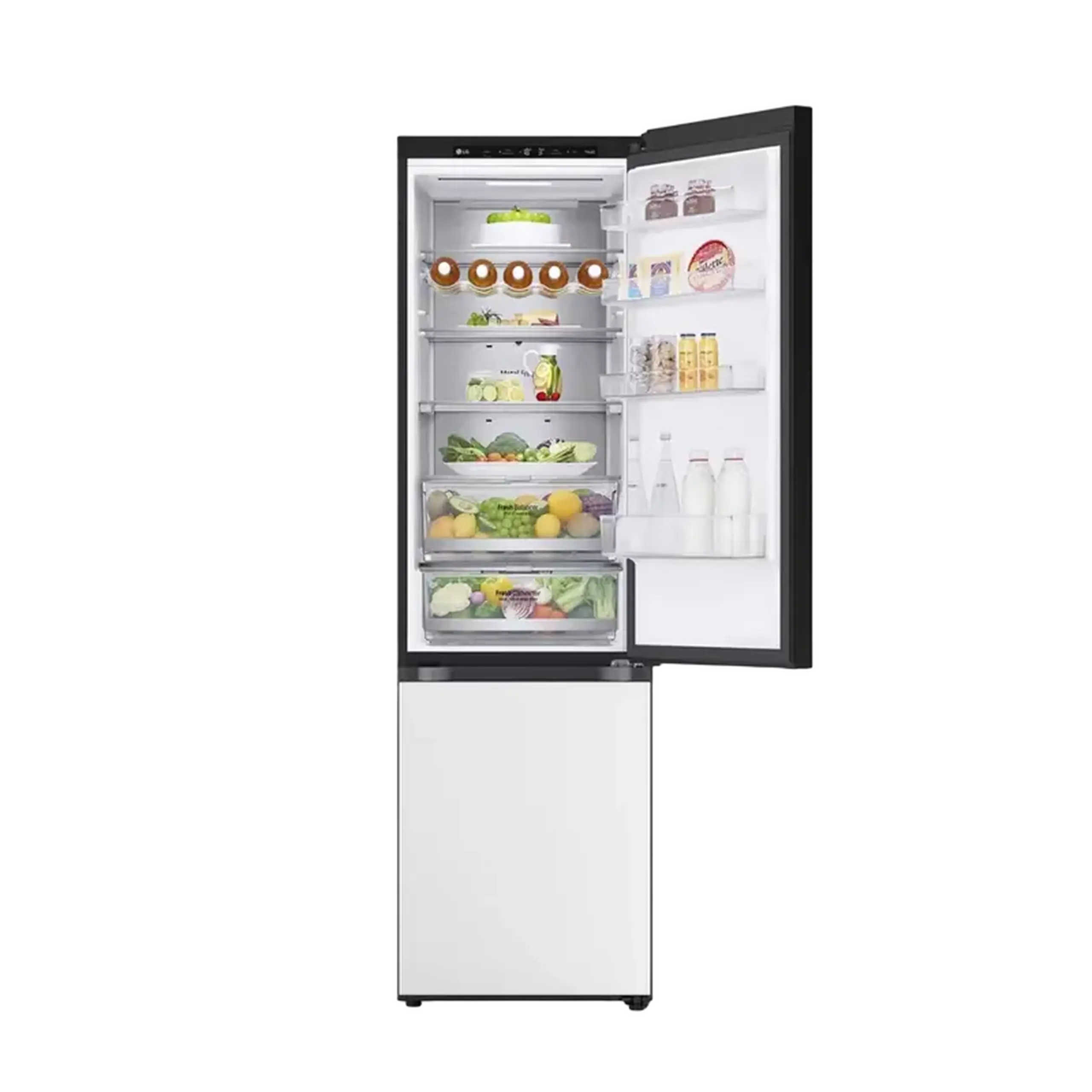 Frigider LG GBB72TW9DQ, DoorCooling+, Alb