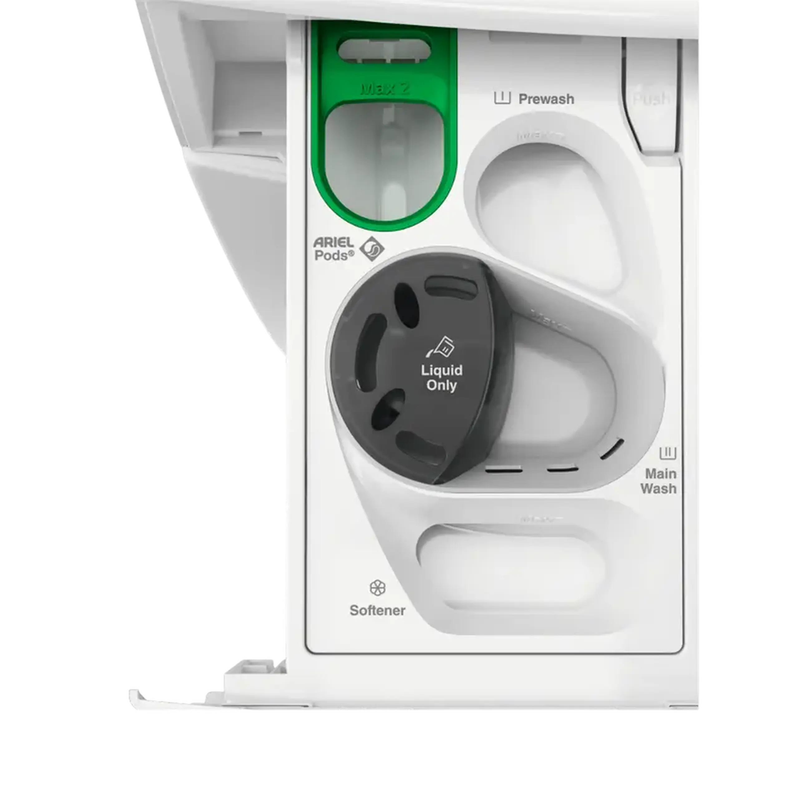 Mașină de spălat cu uscător AEG LWR85865O, 8kg, Alb