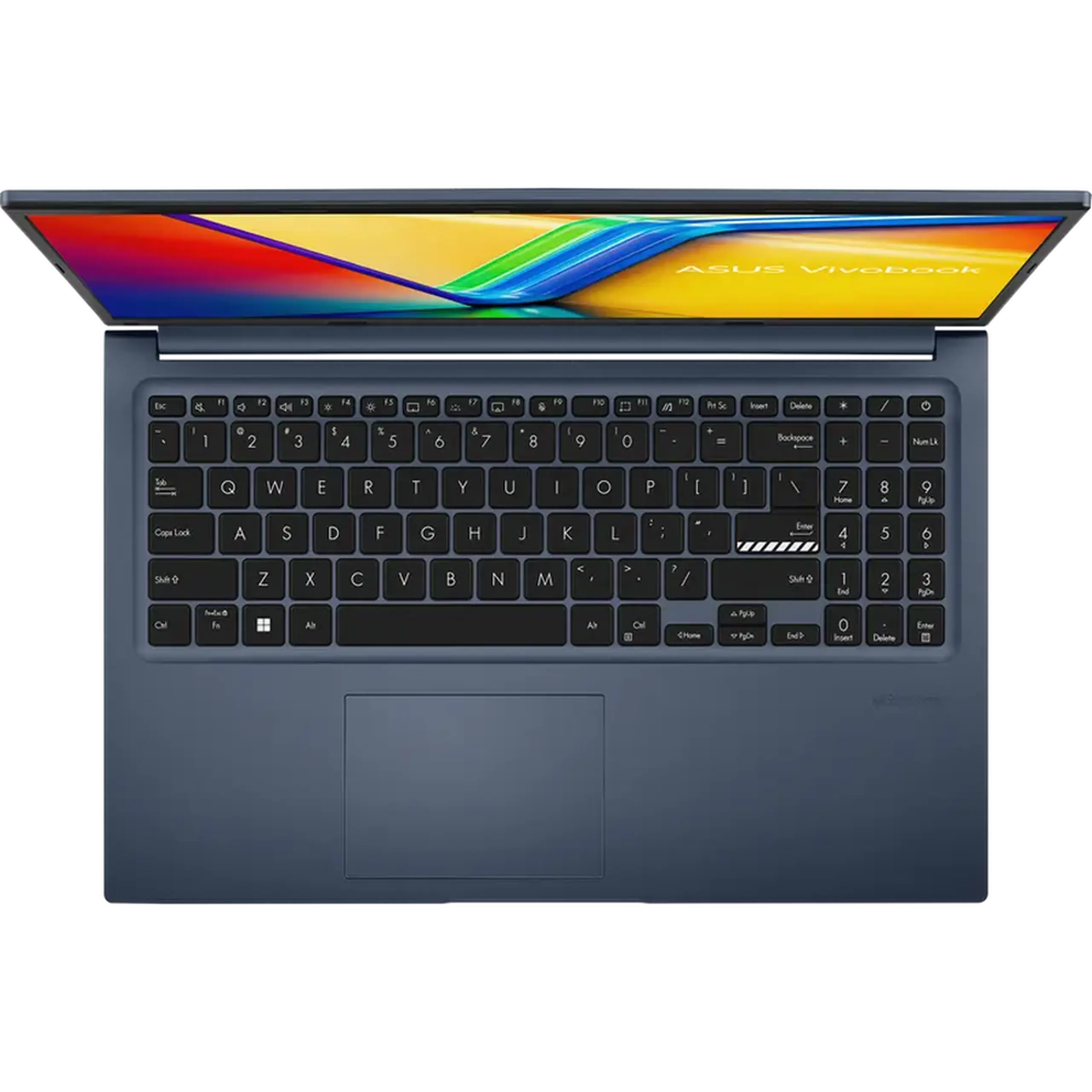 Laptop 15,6" ASUS Vivobook 15 M1502YA, Quiet Blue, AMD Ryzen 7 5825U, 16GB/512GB, Fără SO