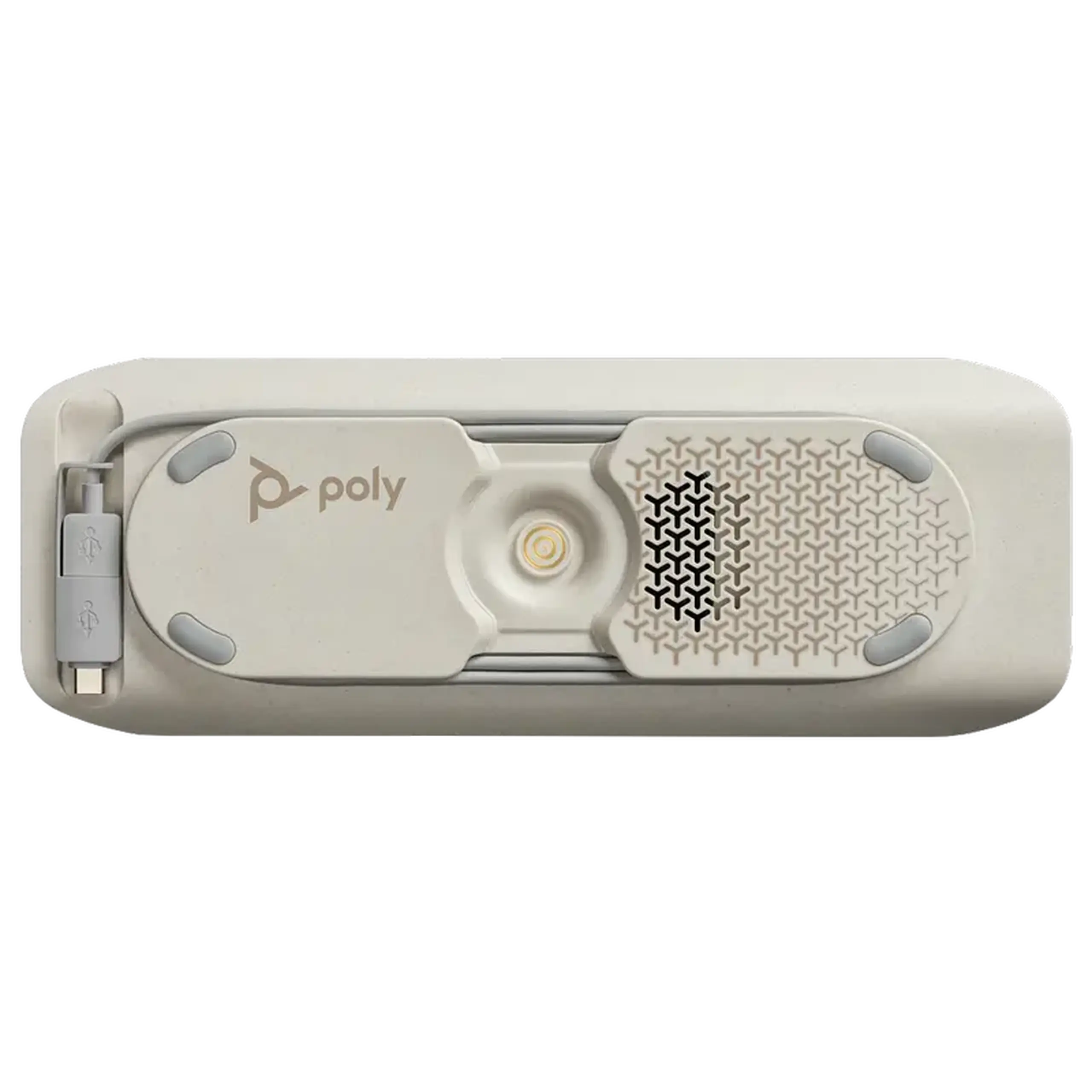 Difuzor pentru conferințe Poly Sync 40 USB-A USB-C, Argintiu