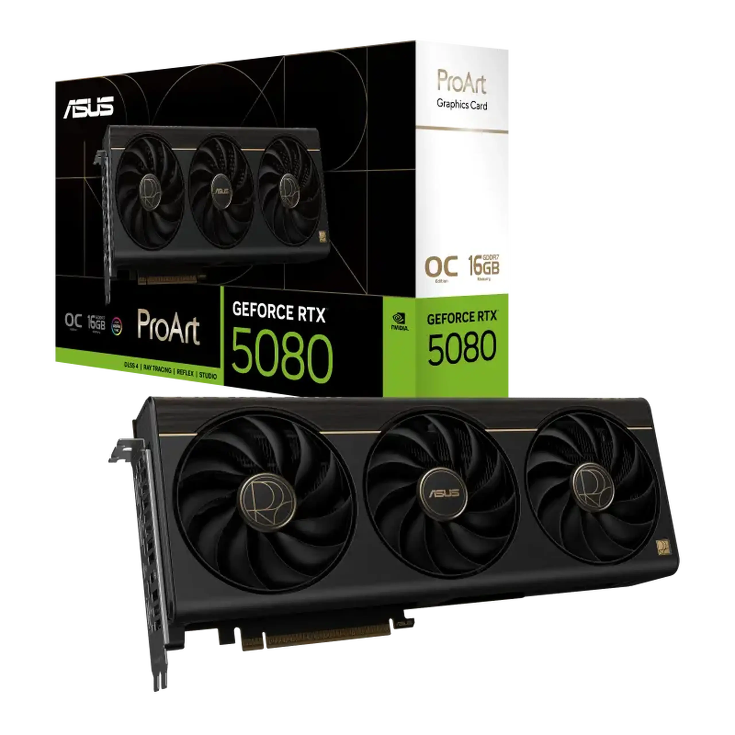 Placă Video ASUS PROART-RTX5080-O16G, 16GB GDDR7 256bit