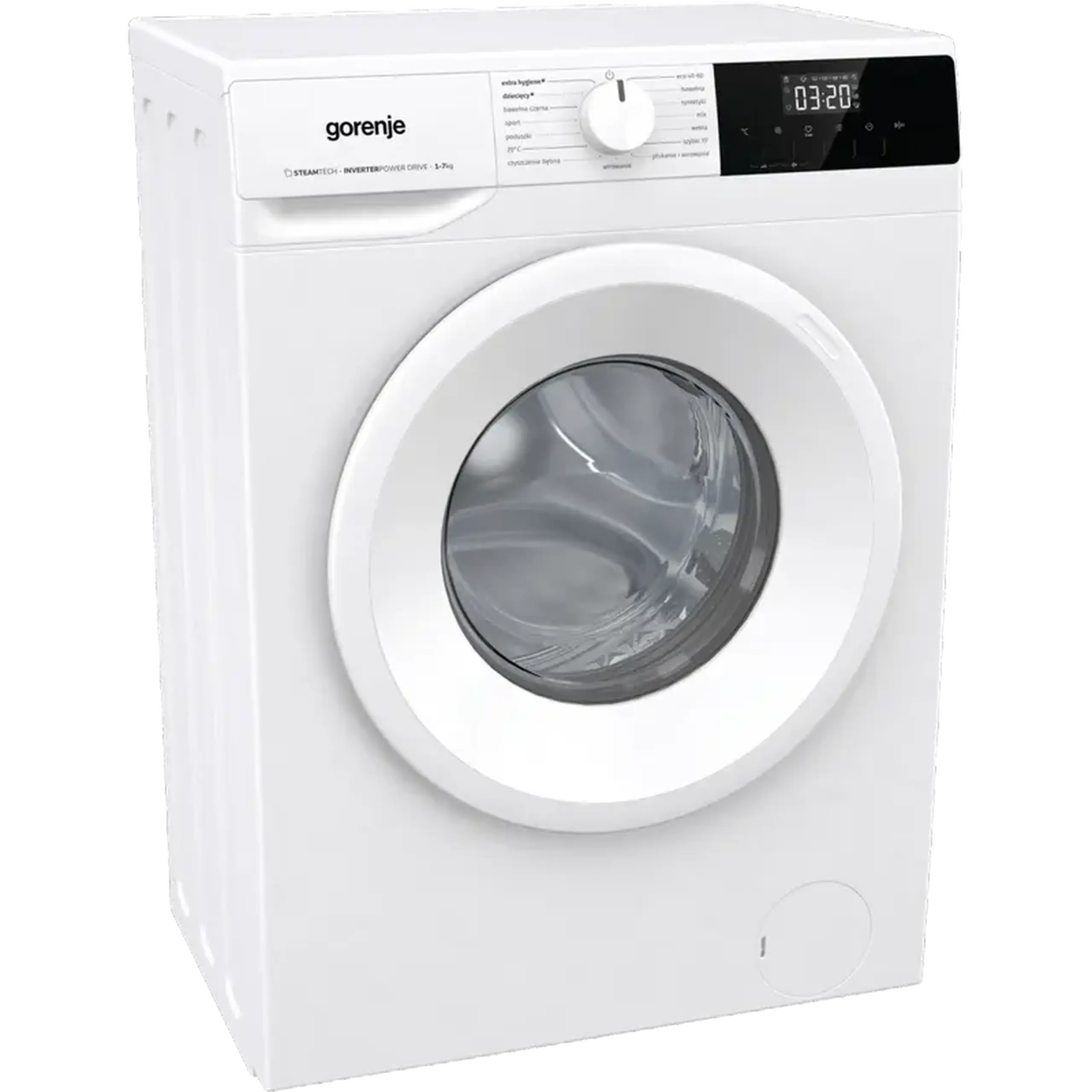 Mașină de spălat Gorenje WNHPI72SCSIR/UA, 7kg, Alb