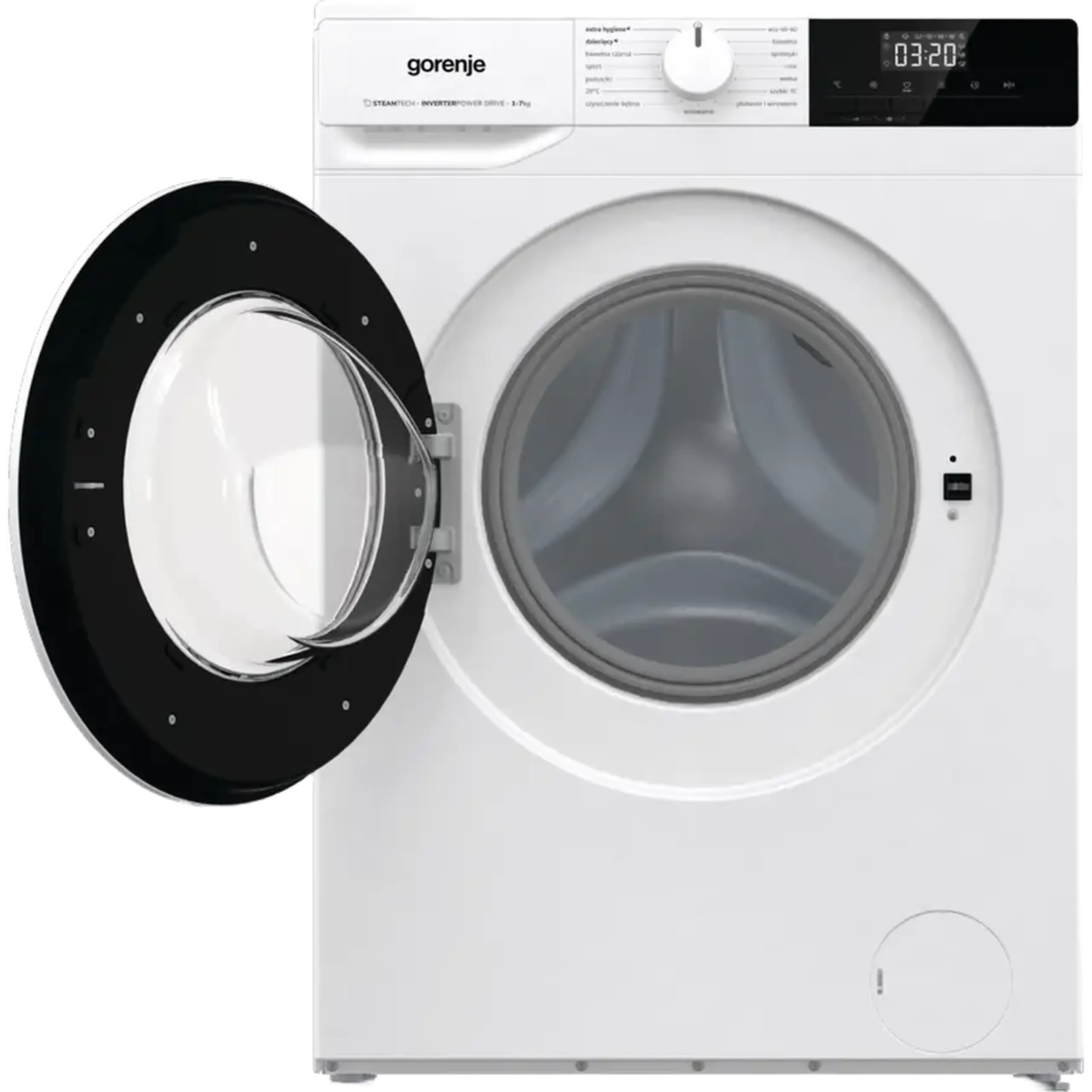 Mașină de spălat Gorenje WNHPI72SCSIR/UA, 7kg, Alb