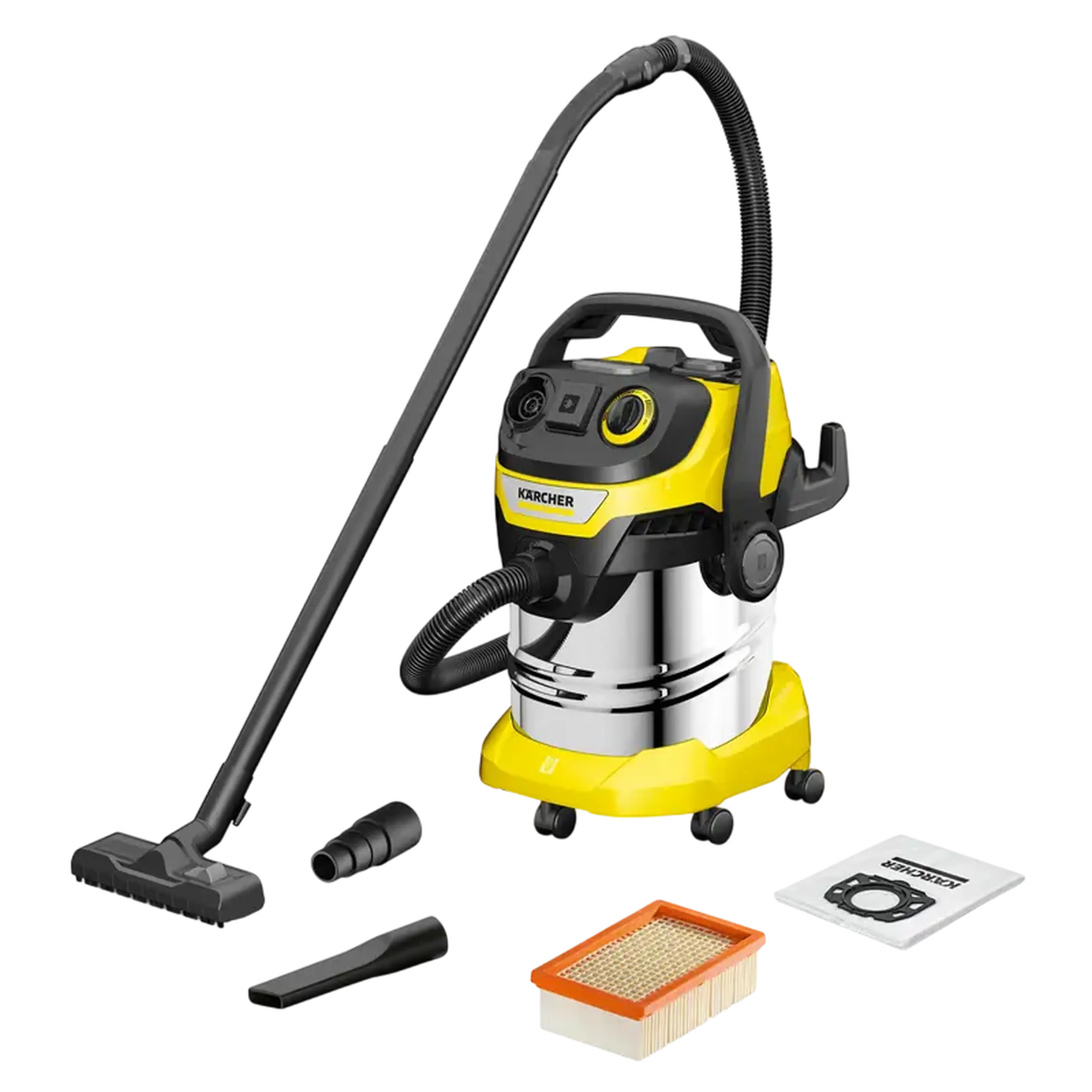 Aspirator Karcher WD 5 P S V-25/5/22 1.628-356.0, Galben