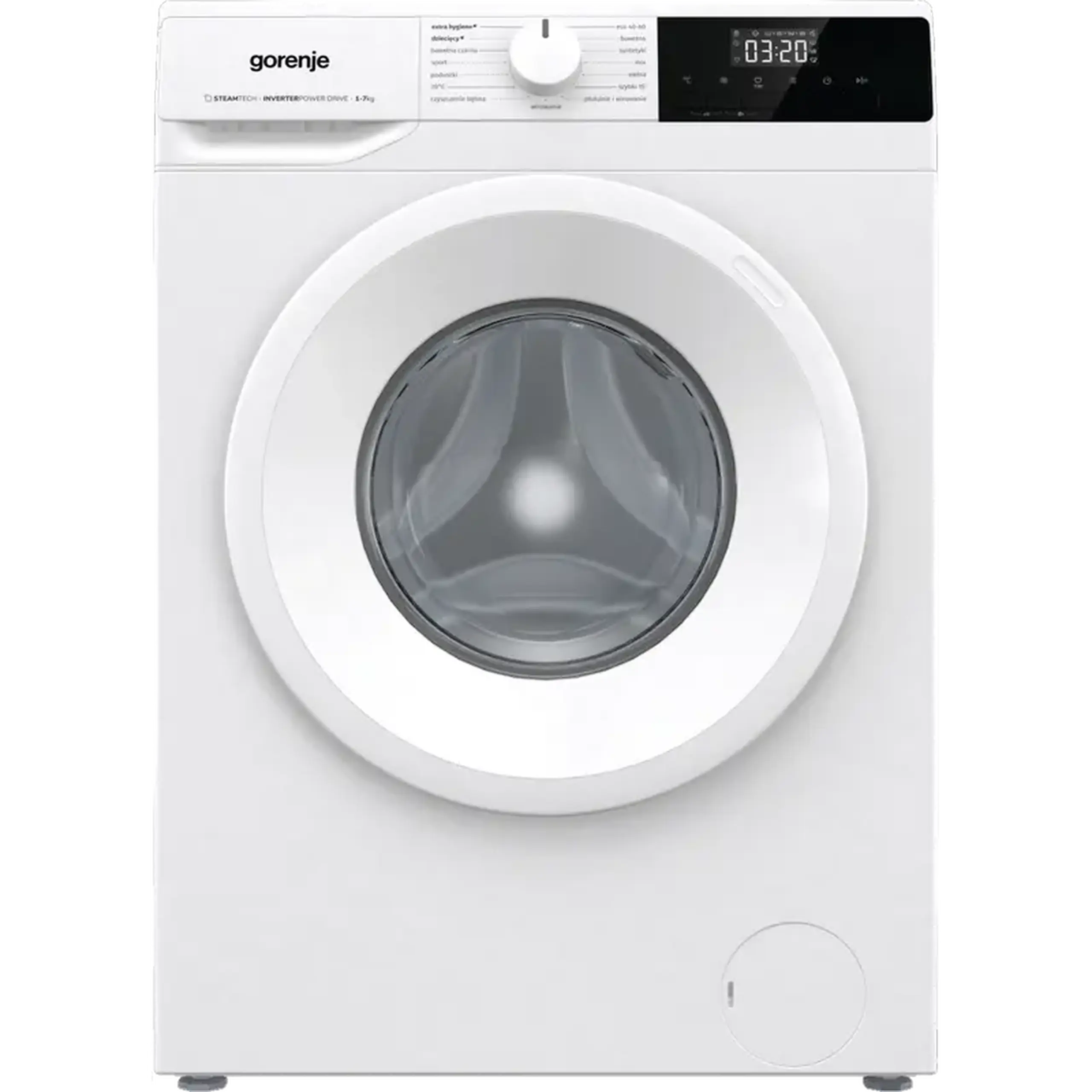 Mașină de spălat Gorenje WNHPI72SCSIR/UA, 7kg, Alb