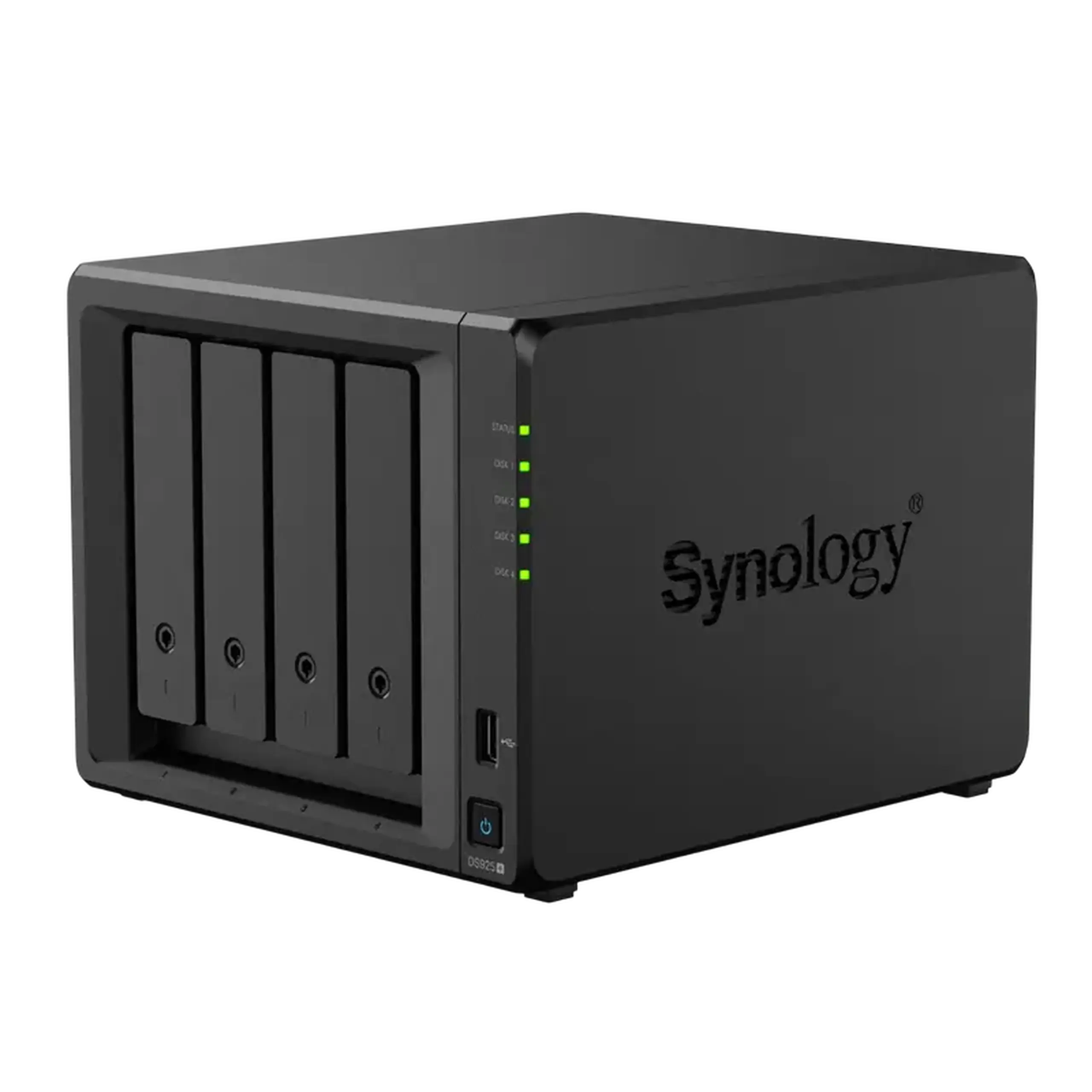 SYNOLOGY "DS425+", 4-bay, Intel Celeron 4-core 2-2.7GHz, 2Gb+1Slot, 1x1GbE, 1x2.5GbE, 2xM.2 NVMe