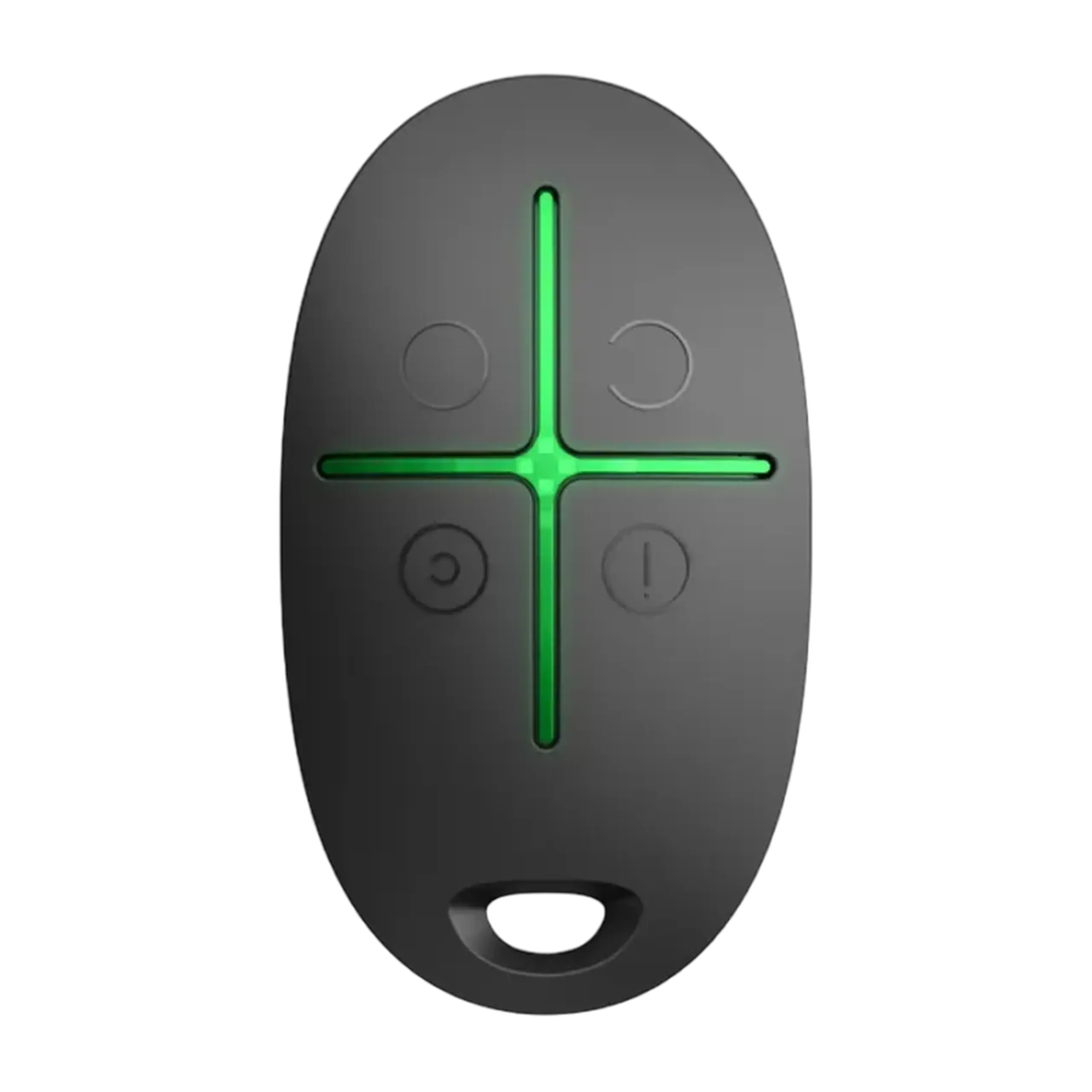 Buton de alarmă de securitate Wireless Ajax „SpaceControl”, negru, moduri de securitate, cheie
