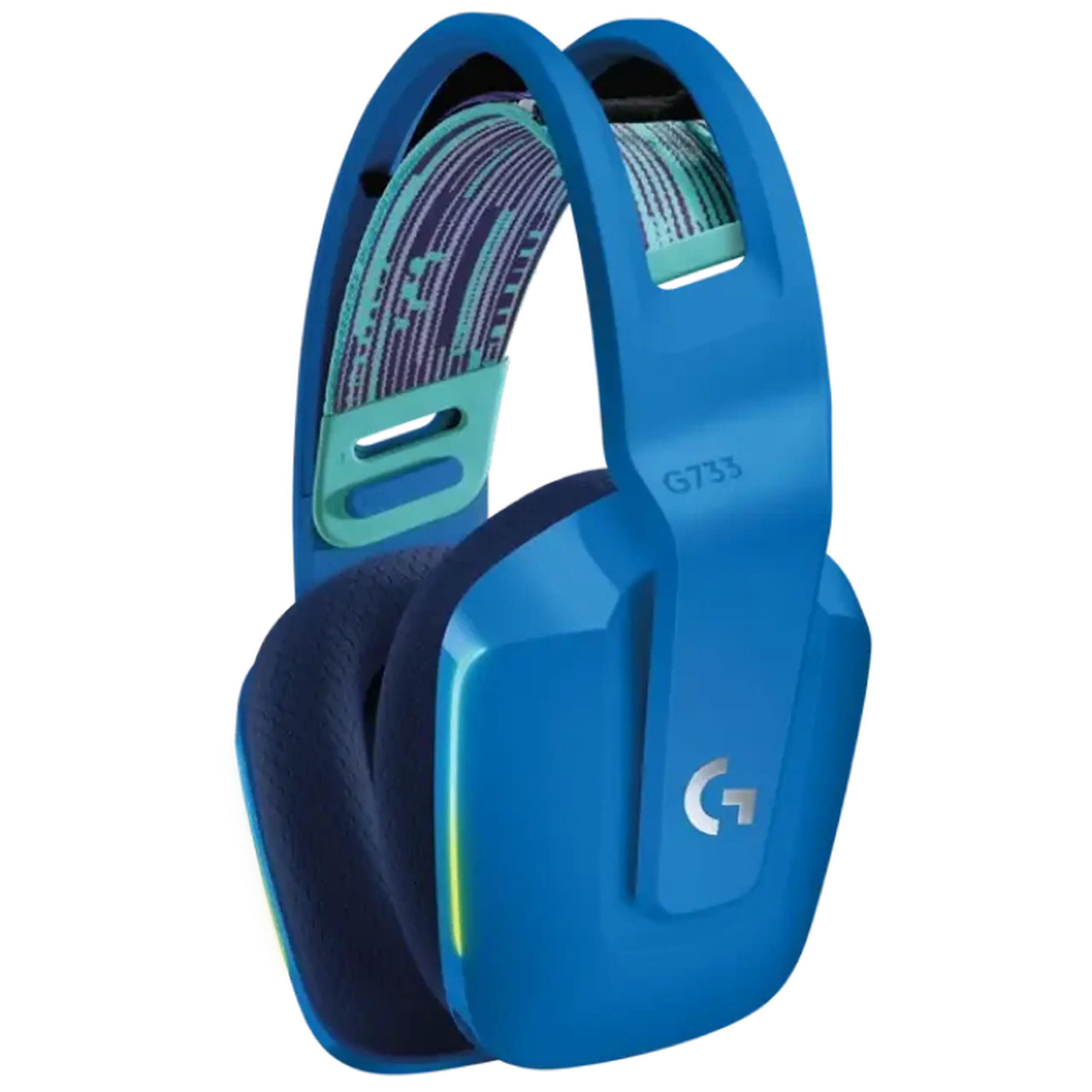 Căști gaming Logitech G733, Wireless, Albastru