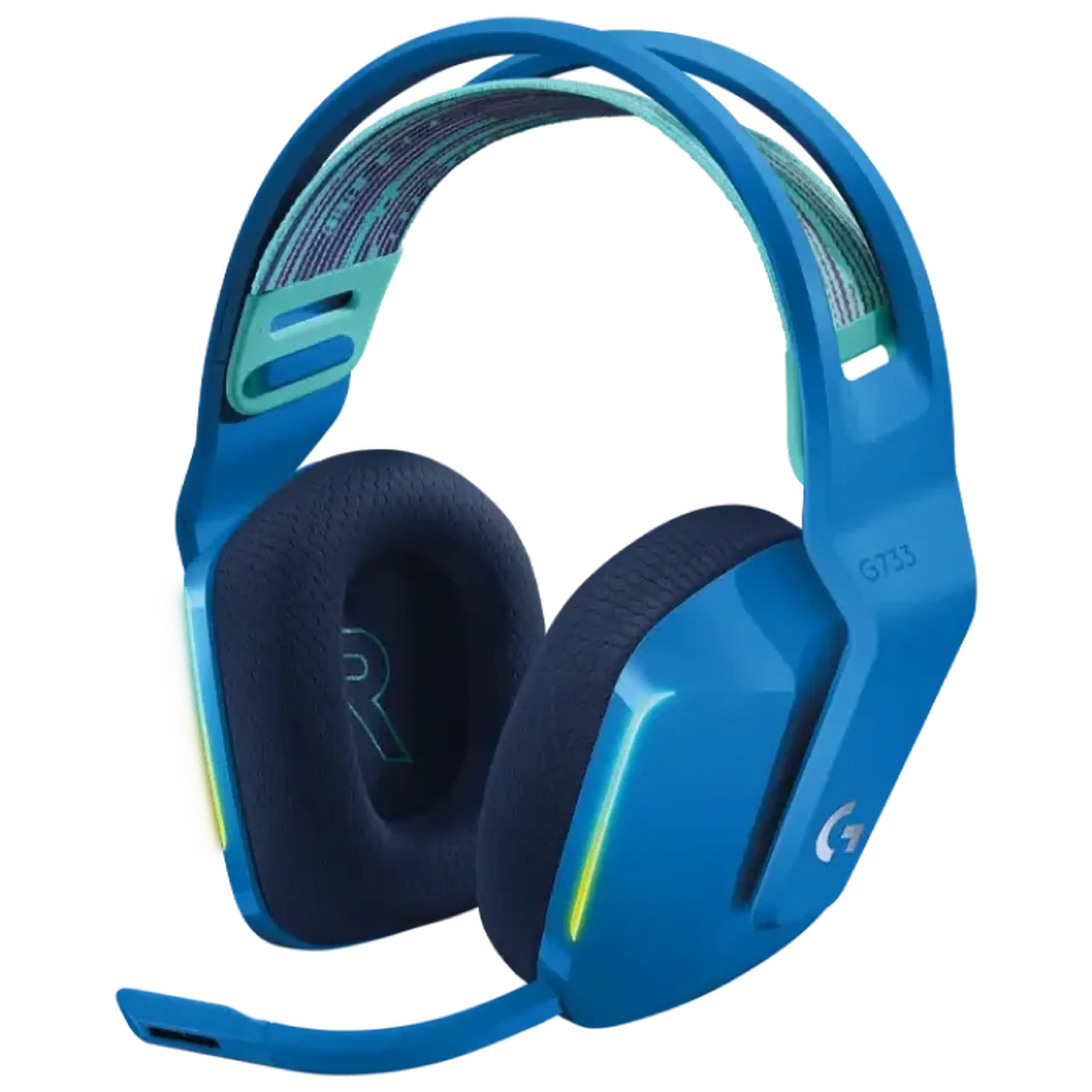 Căști gaming Logitech G733, Wireless, Albastru