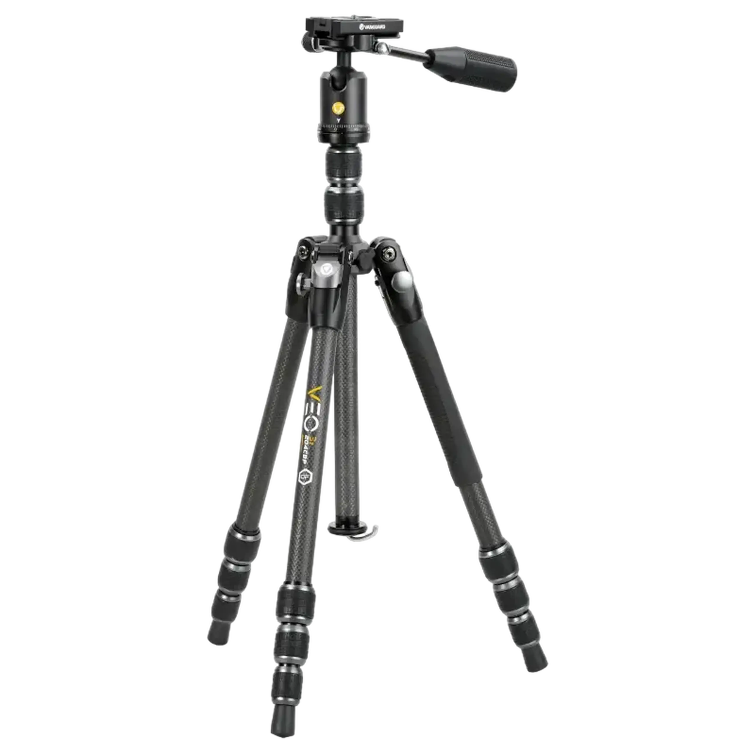 Trepied/Monopied Vanguard VEO3T 204CBP, Carbon, 4 secțiuni, cap sferic VEO 2 BP - 45T