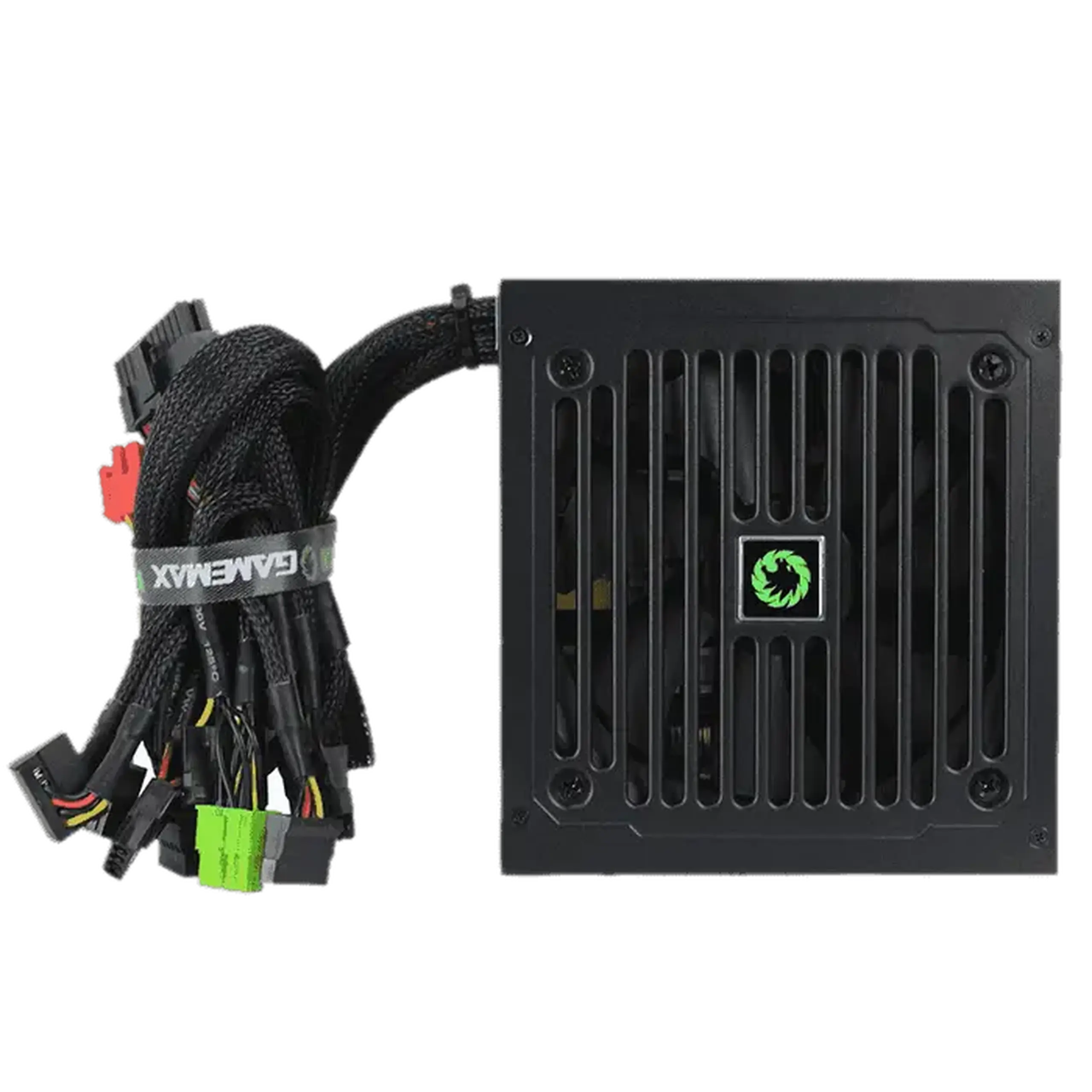 Sursă de alimentare ATX 700W GAMEMAX GE - 700, 80+, 120 mm, PFC activ, ventilator de control al temperaturii, negru