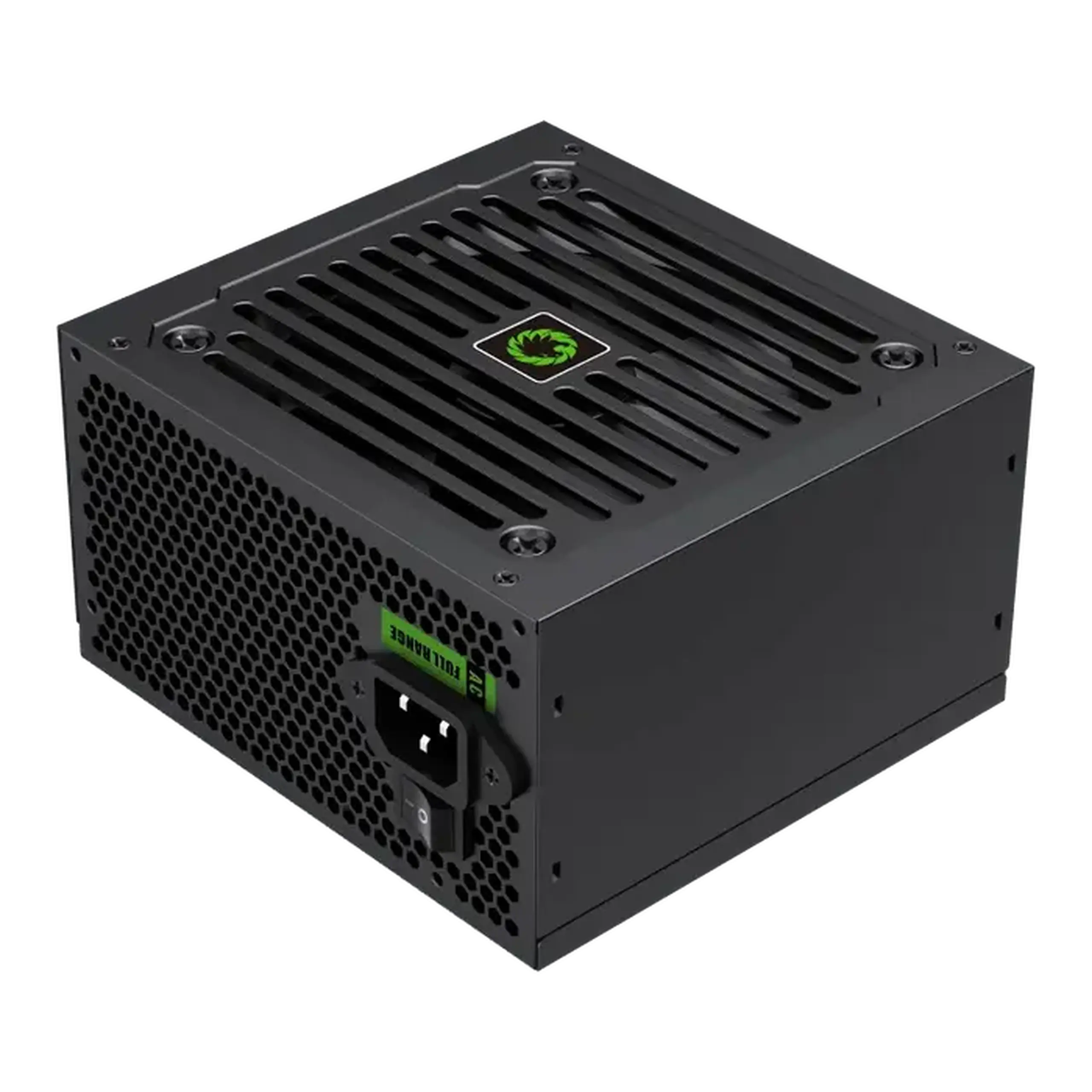 Sursă de alimentare ATX 500W GAMEMAX GE - 500, 80+, 120mm, PFC activ, ventilator de control al temperaturii, negru
