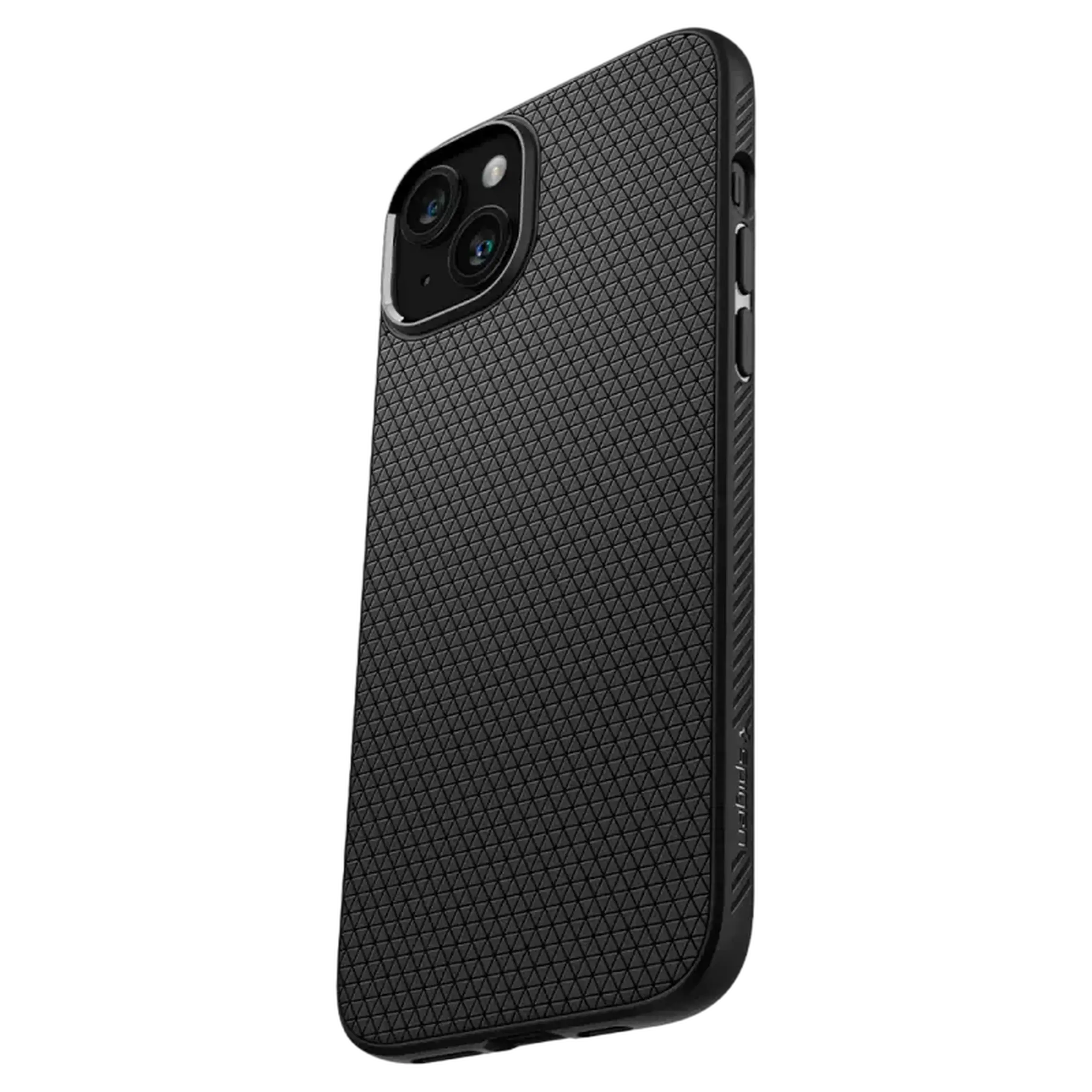 Spigen iPhone 15 Plus, Liquid Air, negru mat