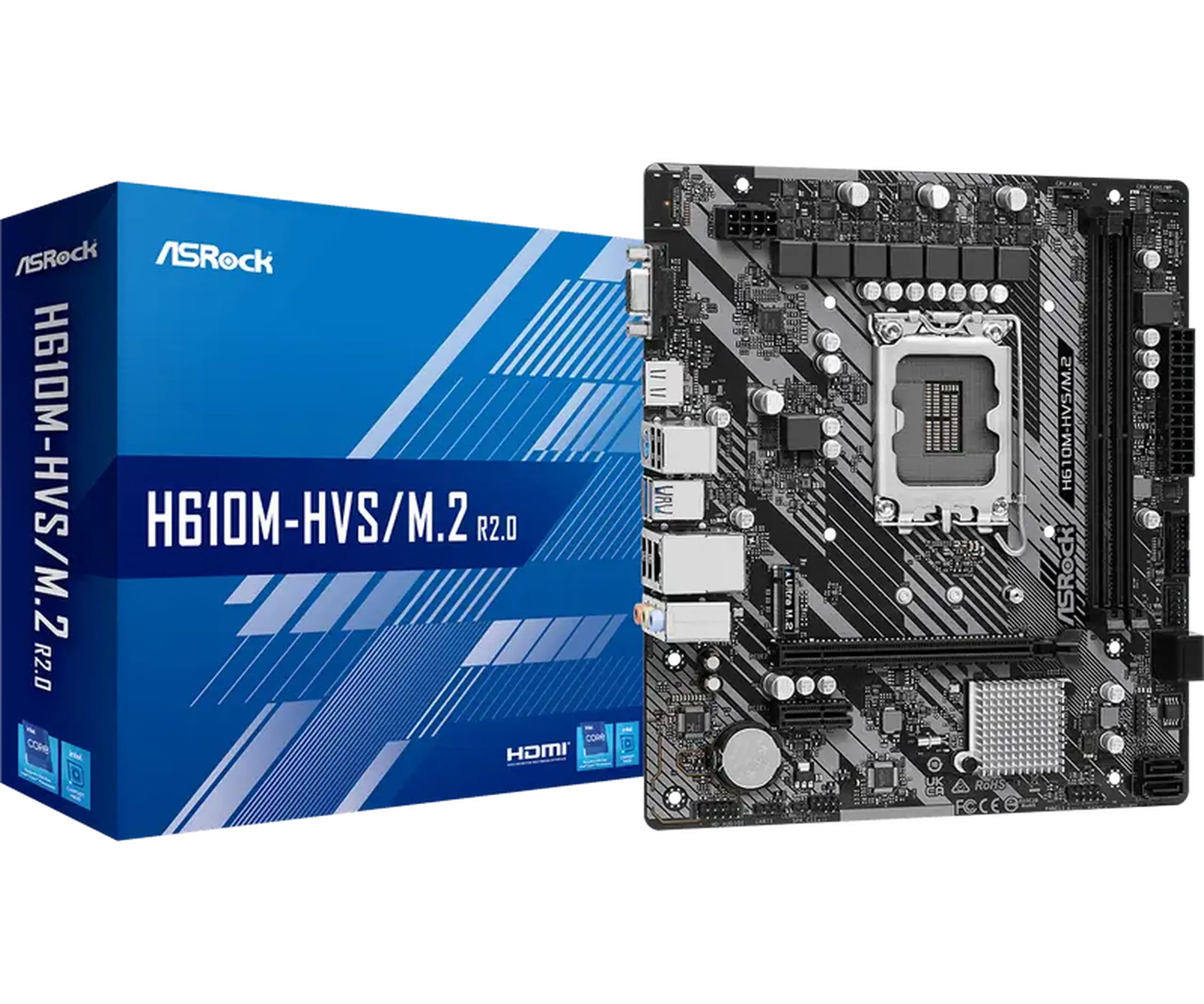 MB S1700 ASRock H610M - HVS/M.2 R2.0 mATX