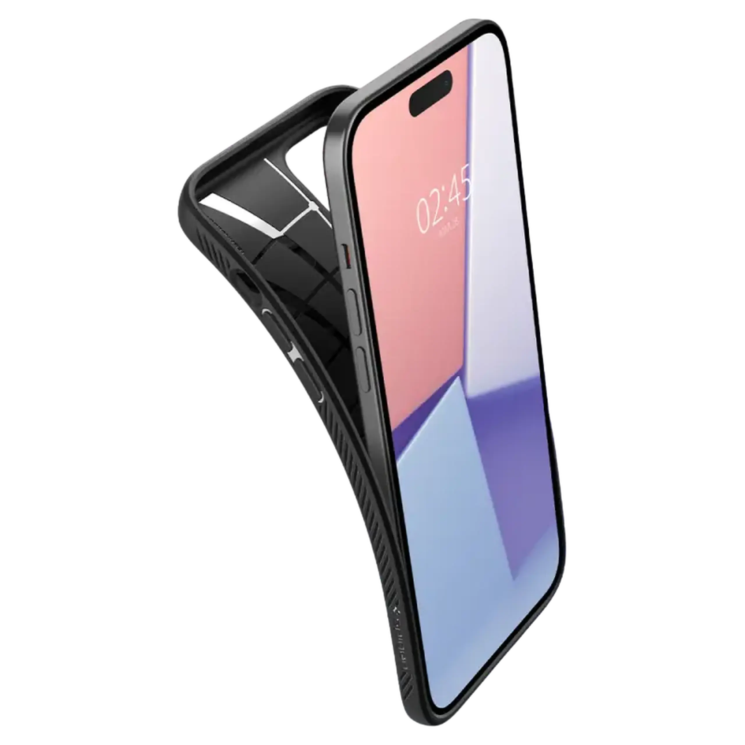 Spigen iPhone 15 Plus, Liquid Air, negru mat