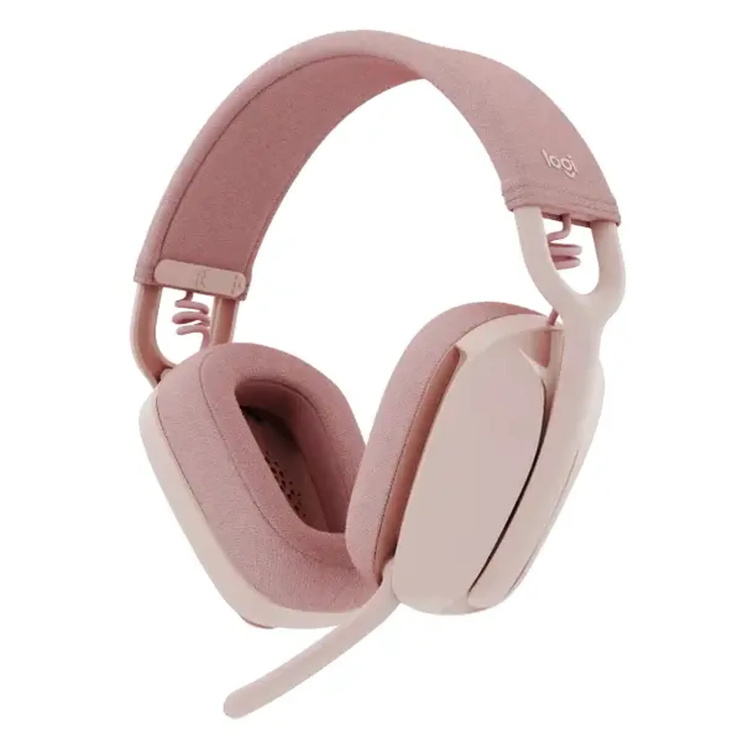 Căști fără fir Logitech Zone Vibe 100, driver de 40 mm, 20 - 20 kHz, 118 db, microfon dublu, Bluetooth, Rose