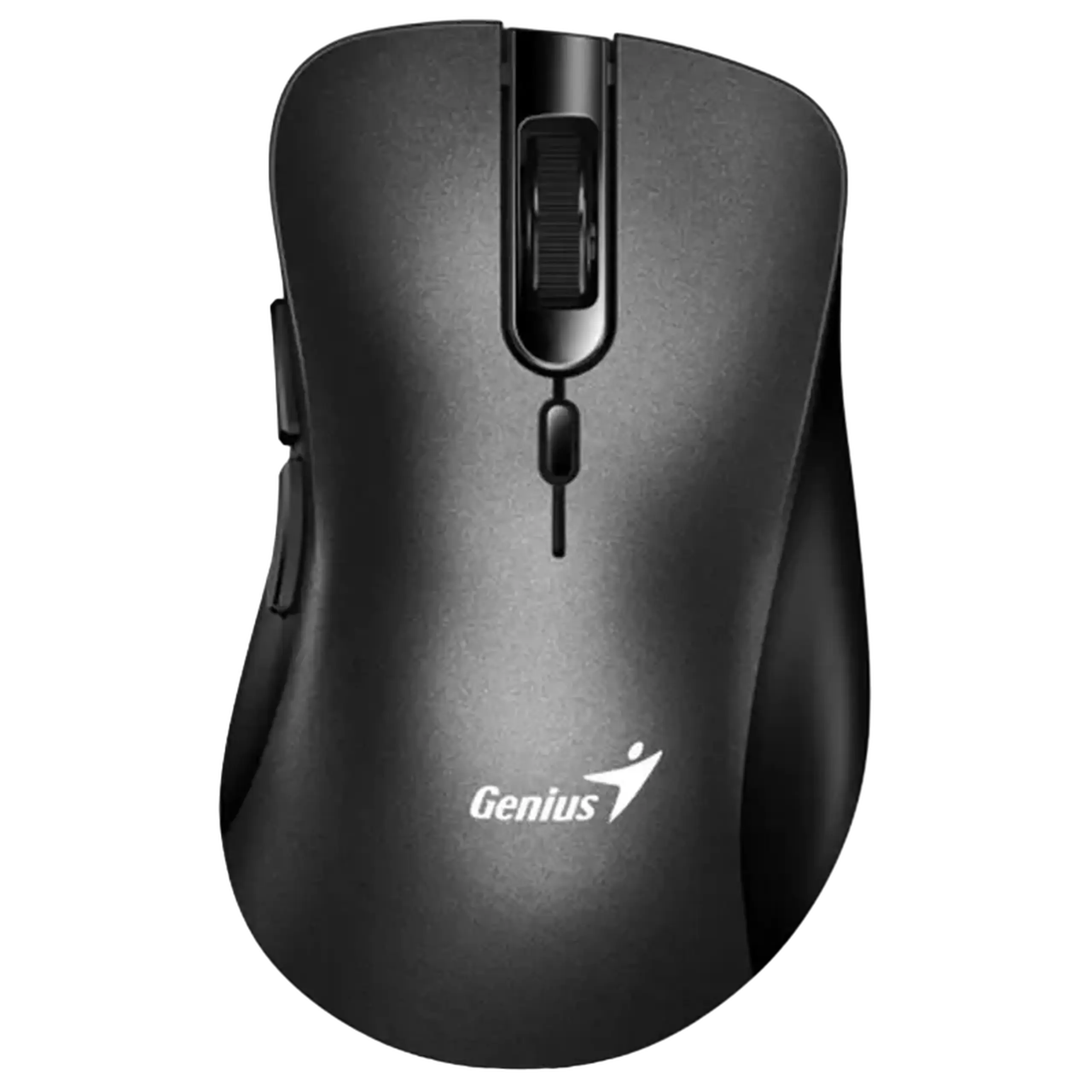 Mouse fără fir Genius Ergo 8100S, 800 - 1600 dpi, 6 butoane, Ergonomic, 60g, Silențios, 1xAA, 2.4Ghz, Bla
