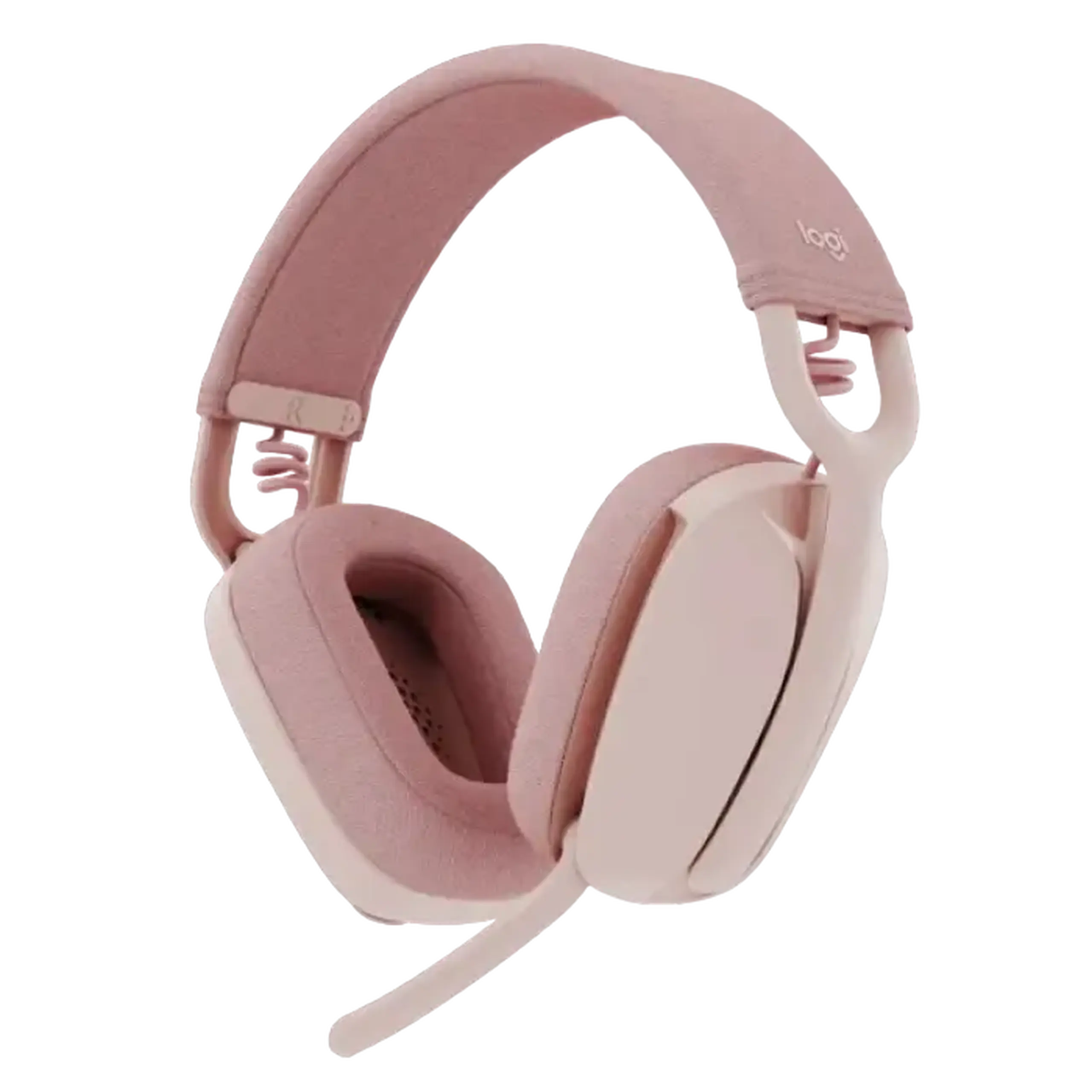 Căști fără fir Logitech Zone Vibe 100, driver de 40 mm, 20 - 20 kHz, 118 db, microfon dublu, Bluetooth, Rose