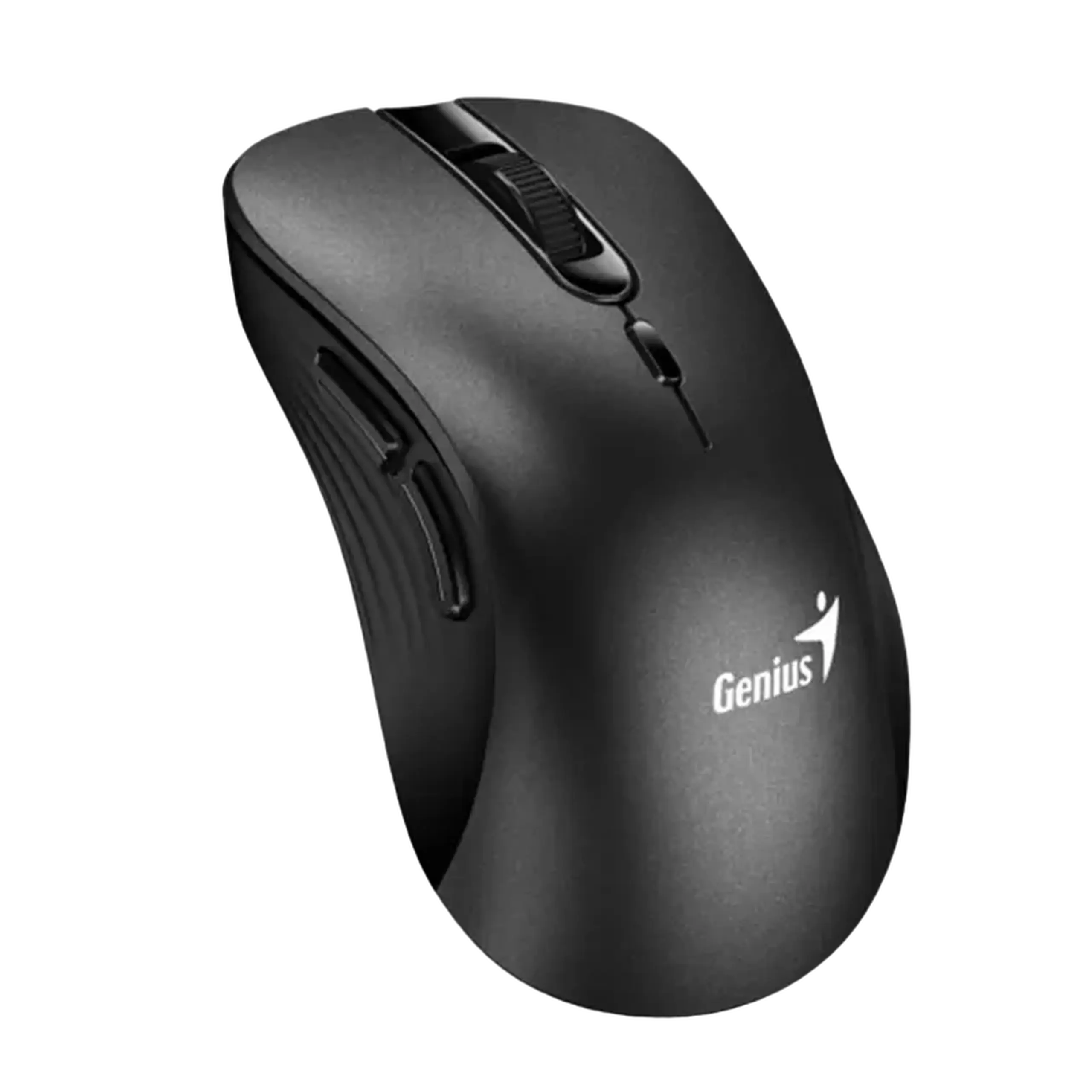 Mouse fără fir Genius Ergo 8100S, 800 - 1600 dpi, 6 butoane, Ergonomic, 60g, Silențios, 1xAA, 2.4Ghz, Bla
