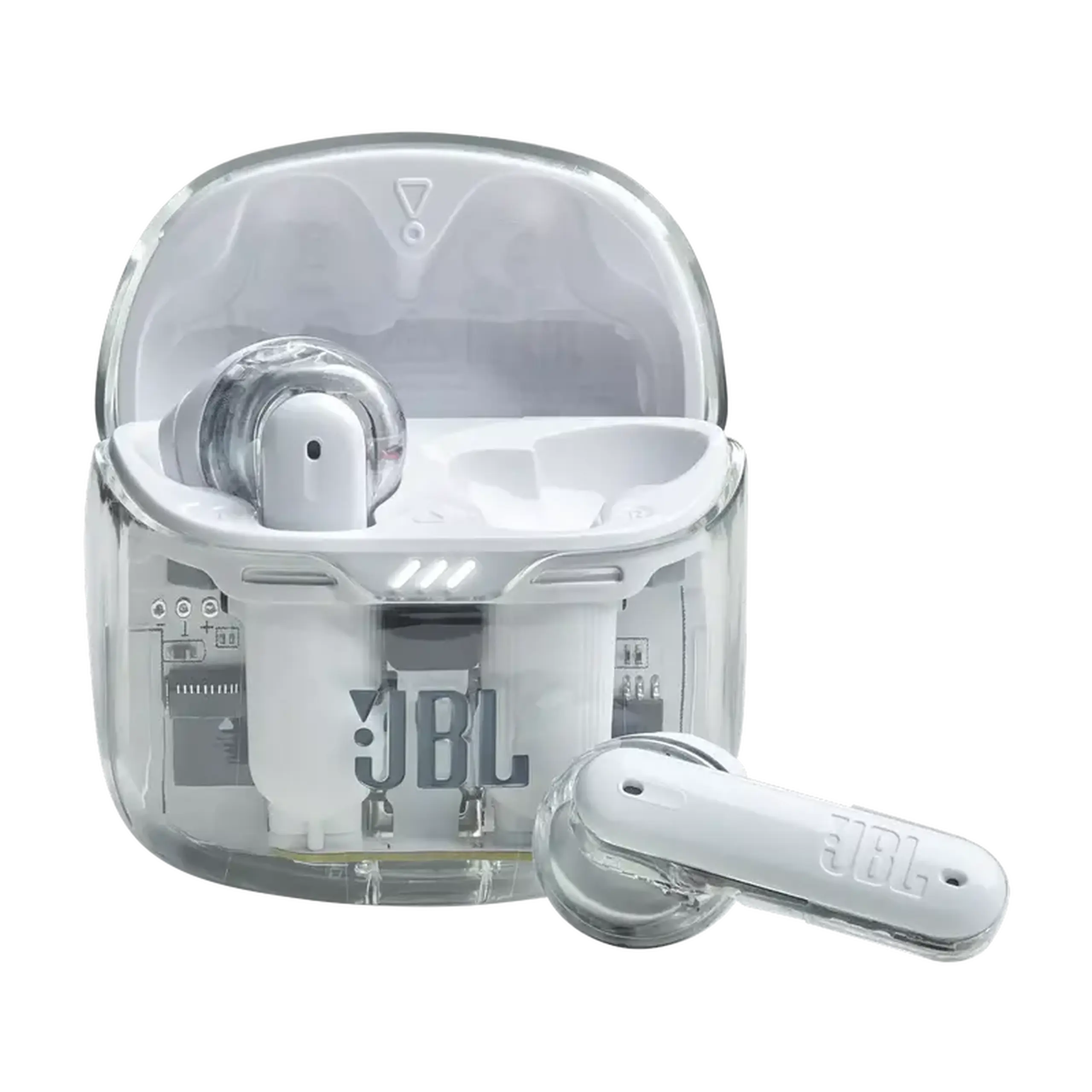 True Wireless JBL Tune Flex White Ghost Edition, căști TWS