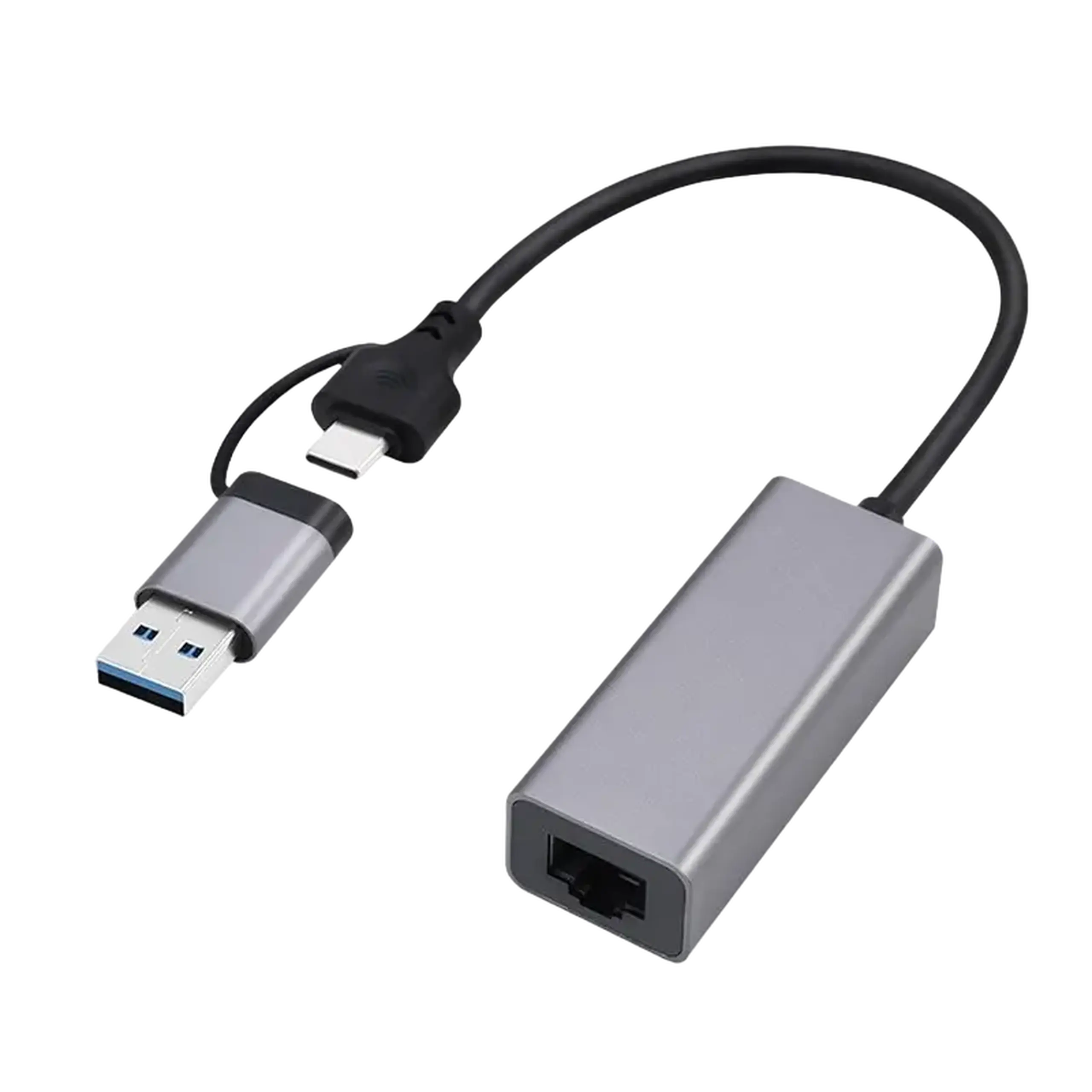 Adaptor tip C/USB3.0 la LAN F, Cablexpert, LAN: 2,5 Gigabit, A - USB3AC - LAN2G - 01