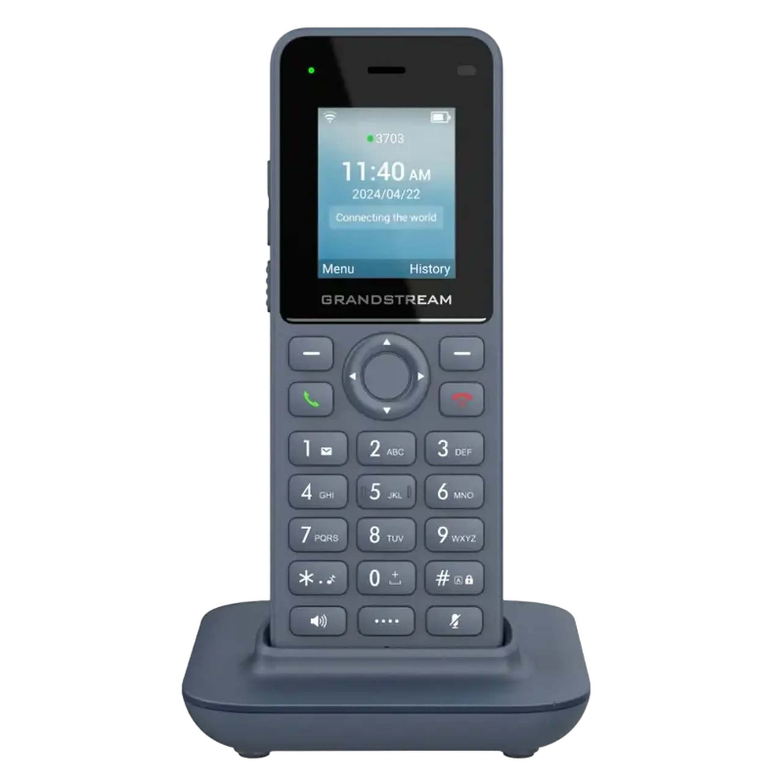 Grandstream WP816 Wi - Fi, 2 SIP, 2 linii, Wi - Fi 6, Type - C, 1500mAh, Jet Grey