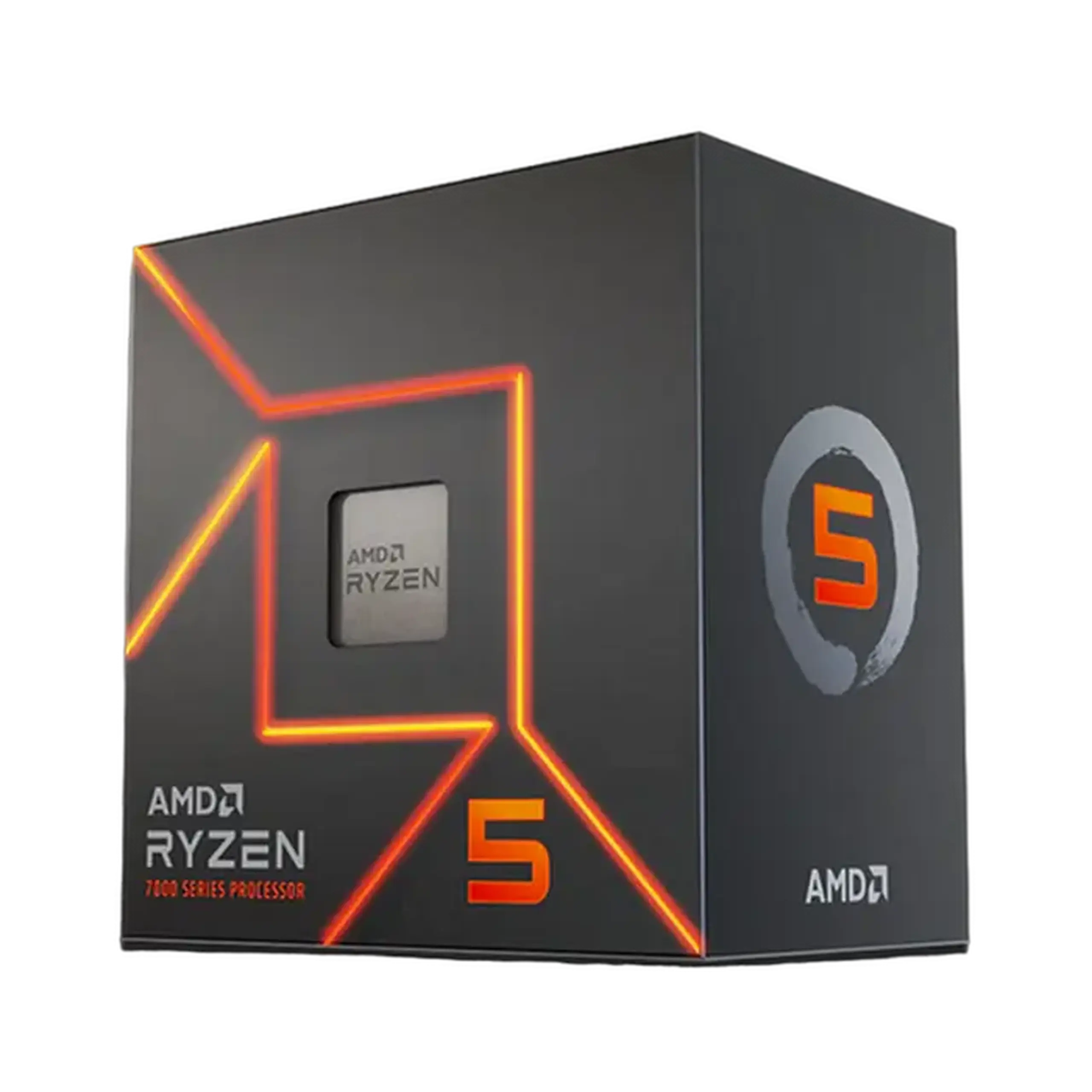 CPU AMD Ryzen 5 7500F (3.7 - 5.0GHz, 6C/12T, L2 6MB, L3 32MB, 5nm, 65W), Socket AM5, Tray