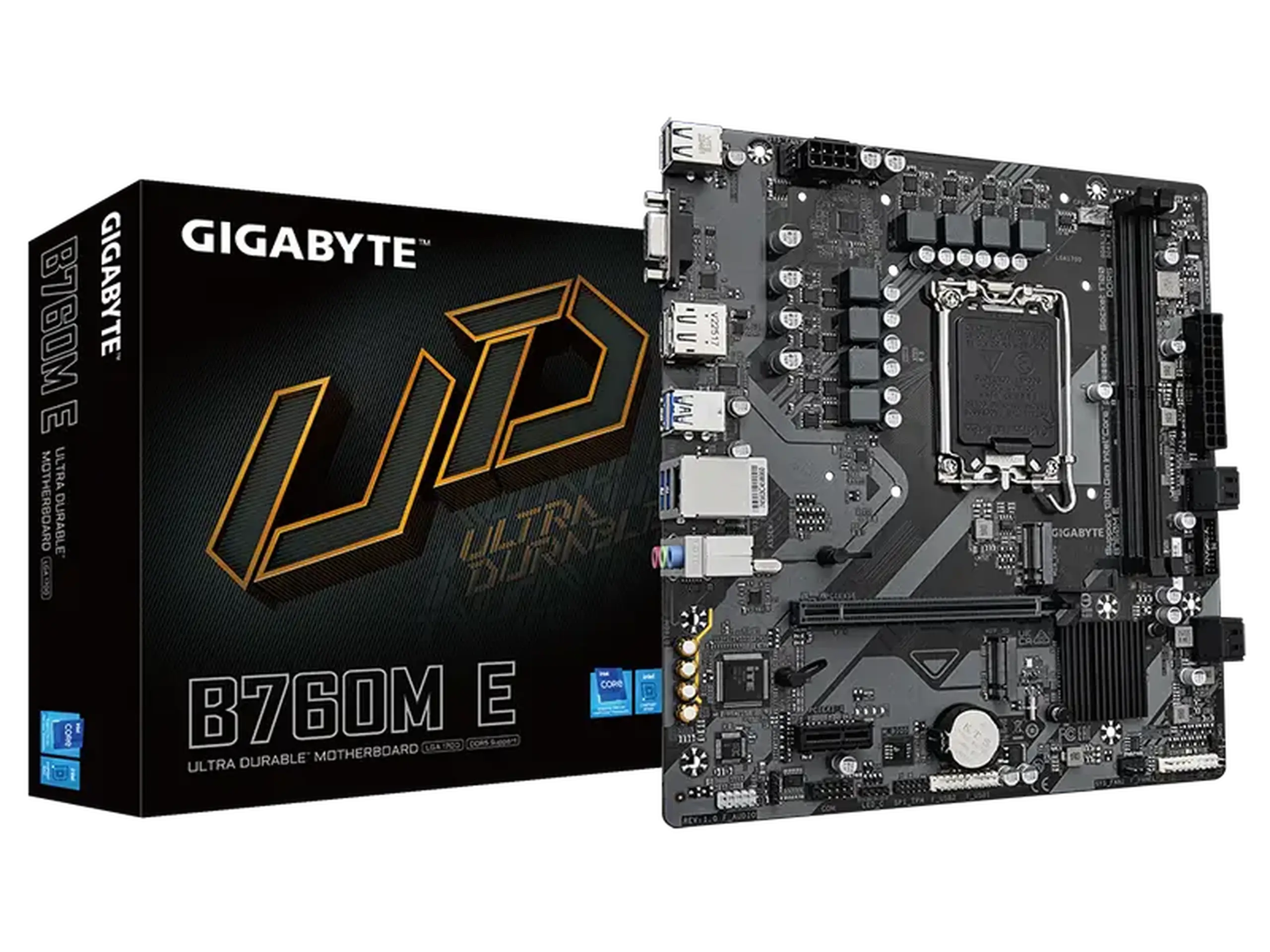 Placă de bază Gigabyte B760M E, LGA1700, Intel B760, Micro-ATX