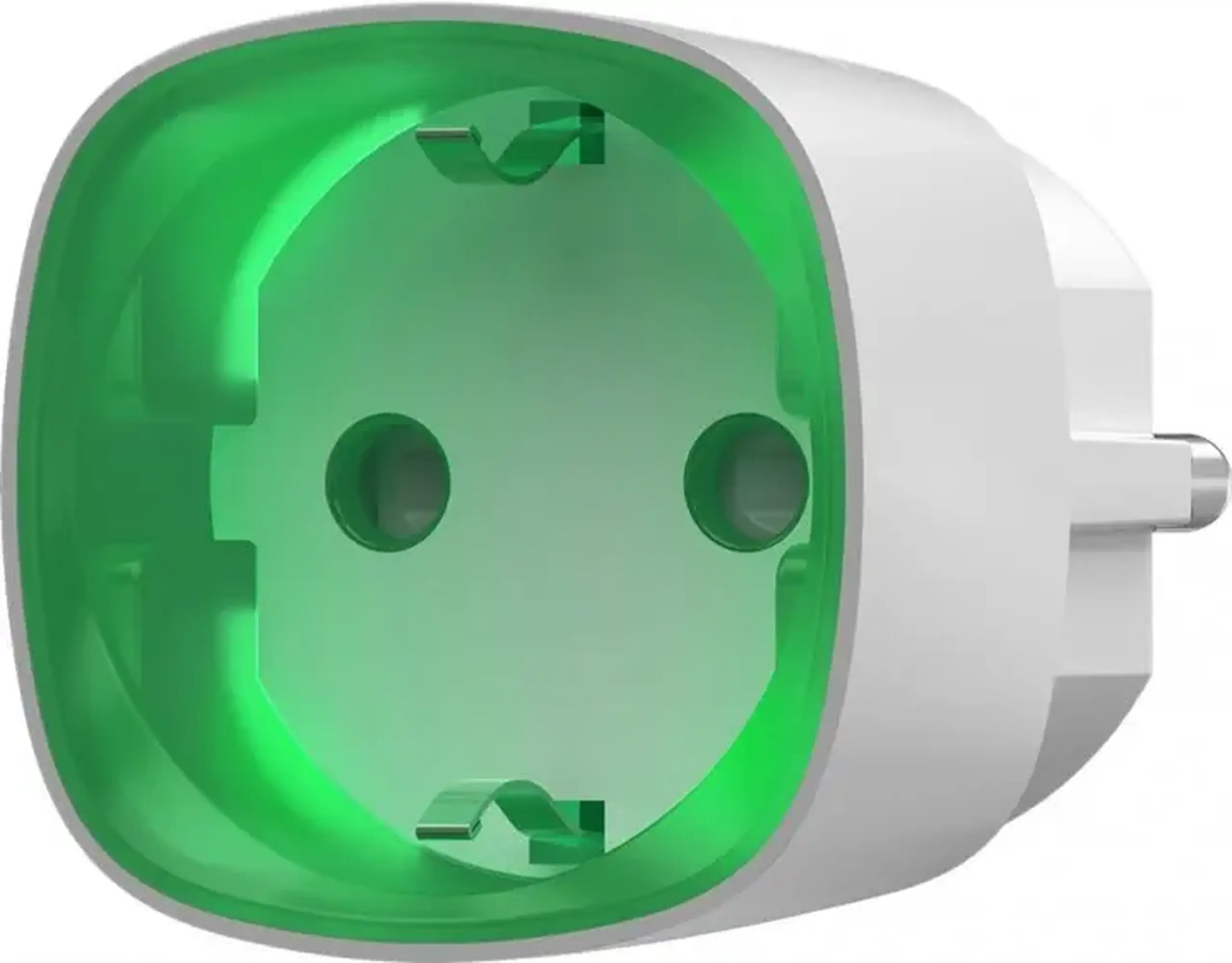 Priză inteligentă Wireless Ajax, albă, monitorizare energie, LED, până la 2,5 kW