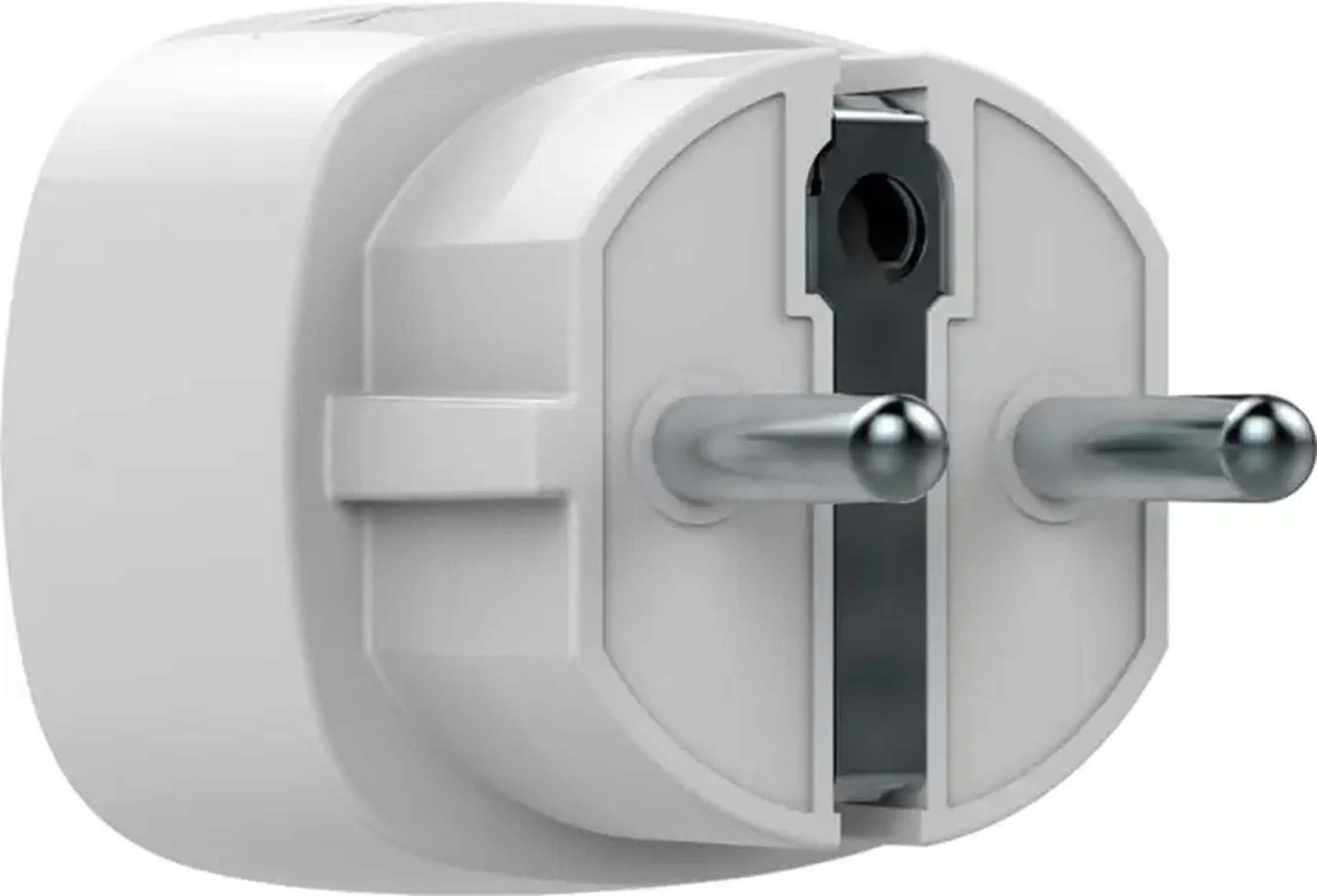 Priză inteligentă Wireless Ajax, albă, monitorizare energie, LED, până la 2,5 kW
