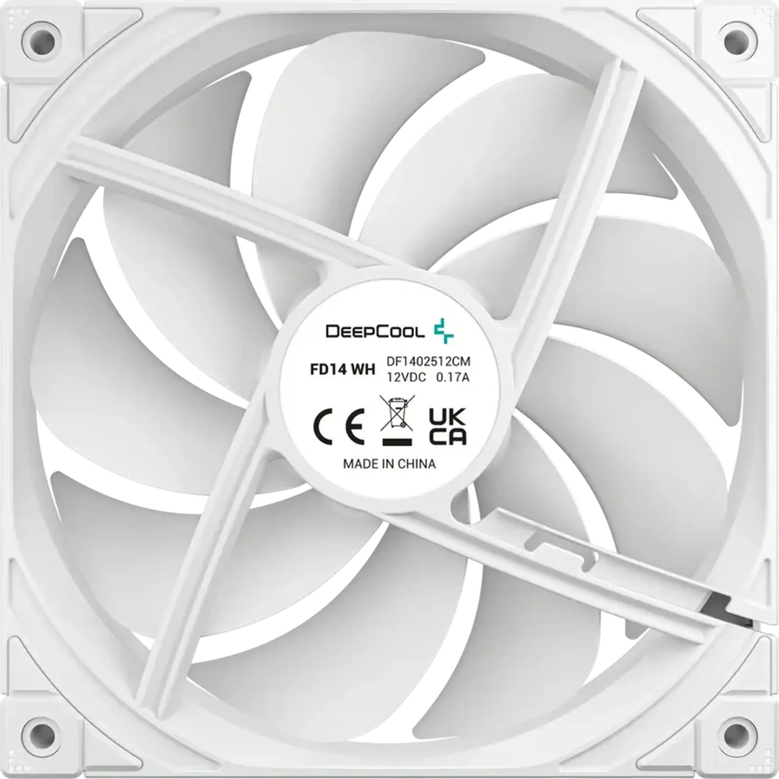 Ventilator carcasa PC Deepcool FD14, 140x140x25mm, ≤25,6 dB, 84,8CFM, 400 - 1650RPM, PWM, Hydro Bearing, 4pin, W